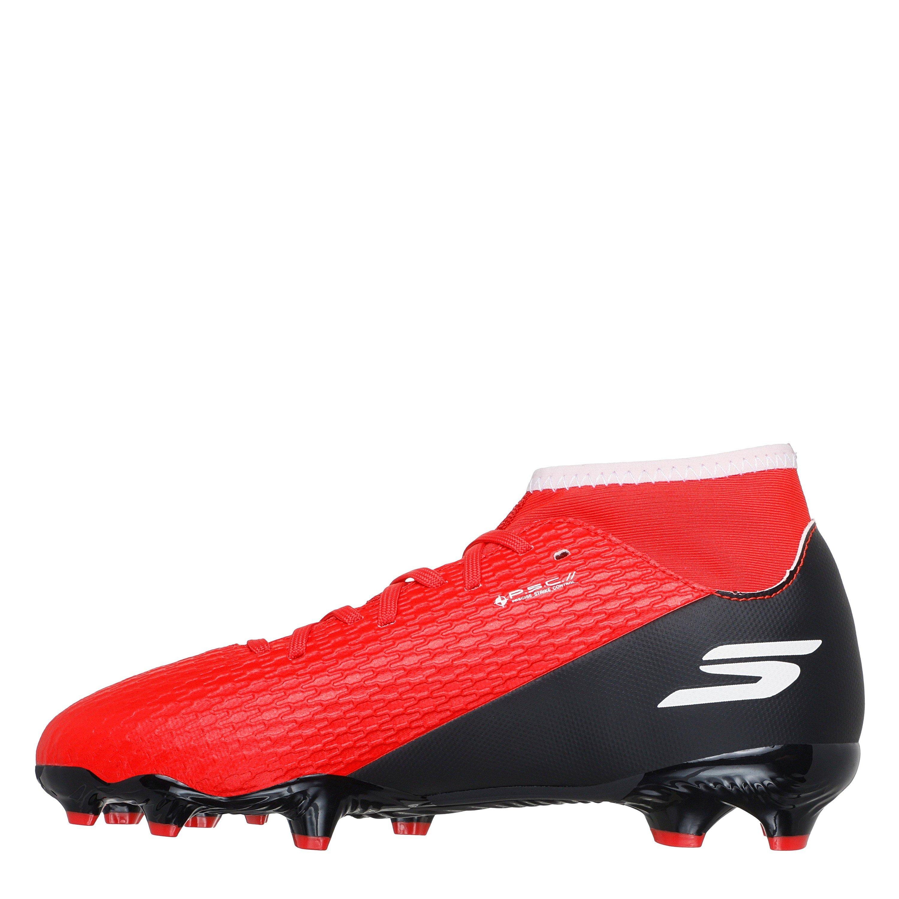 Red/Black - Skechers - SKX.2 Juniors Firm Ground Football Boots - 2
