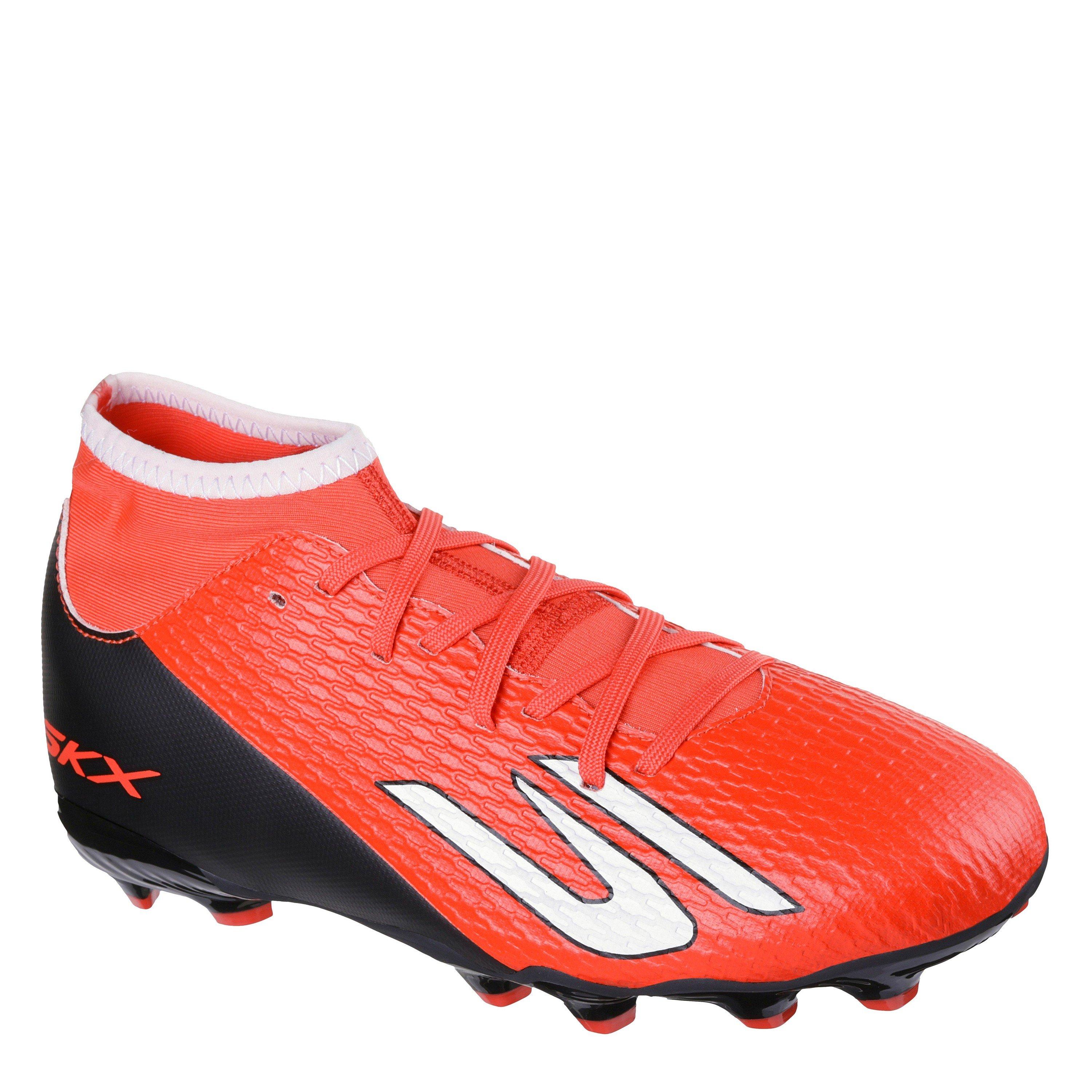 Red/Black - Skechers - SKX.2 Juniors Firm Ground Football Boots - 3