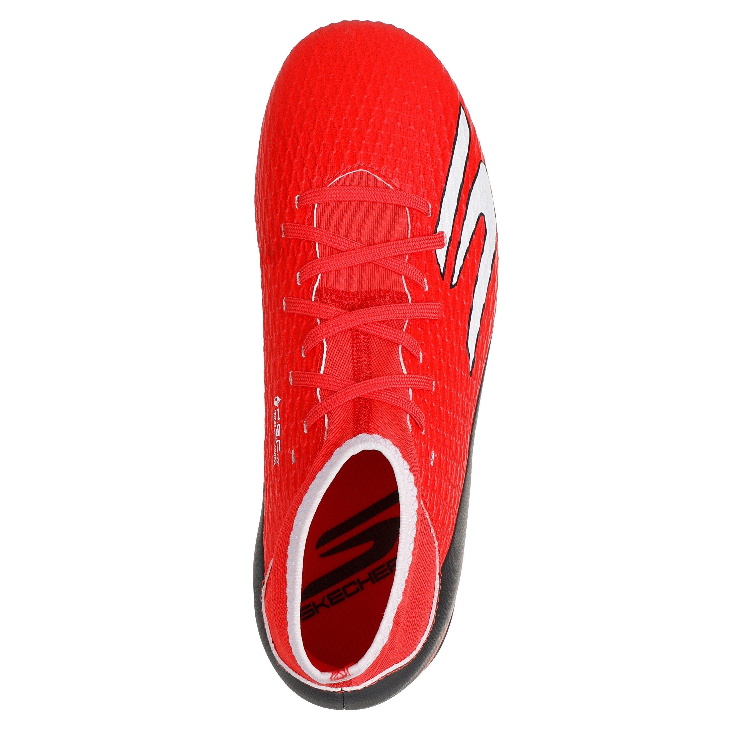 Red/Black - Skechers - SKX.2 Juniors Firm Ground Football Boots - 4
