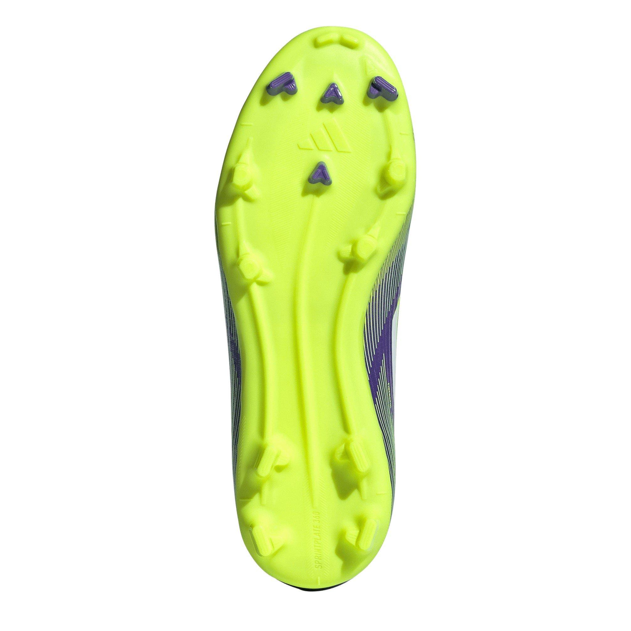 Purple/White - adidas - F50 League Juniors Firm Ground Football Boots - 6