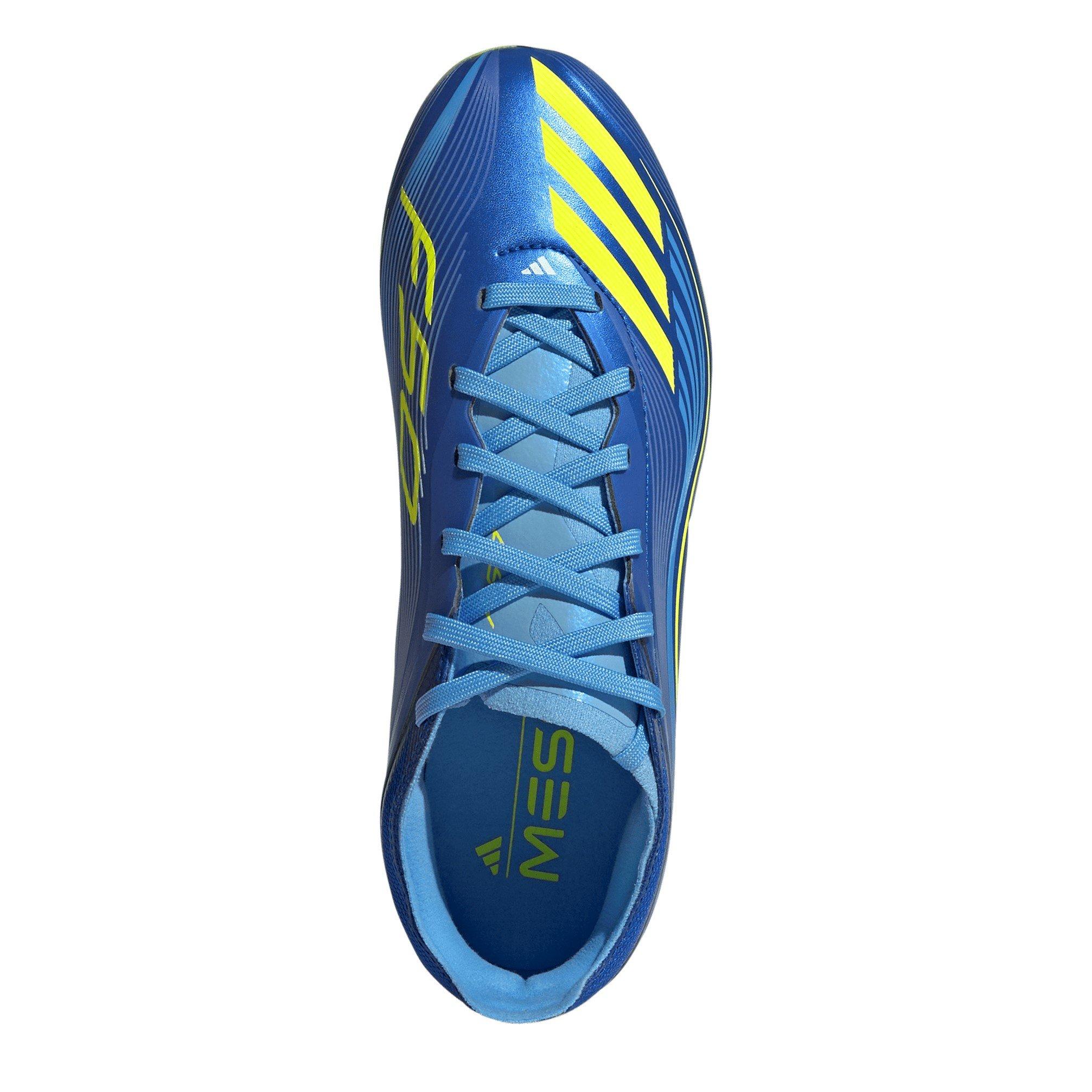 Blau/Gelb - adidas - F50 Elite Juniors Firm Ground Football Boots - 5