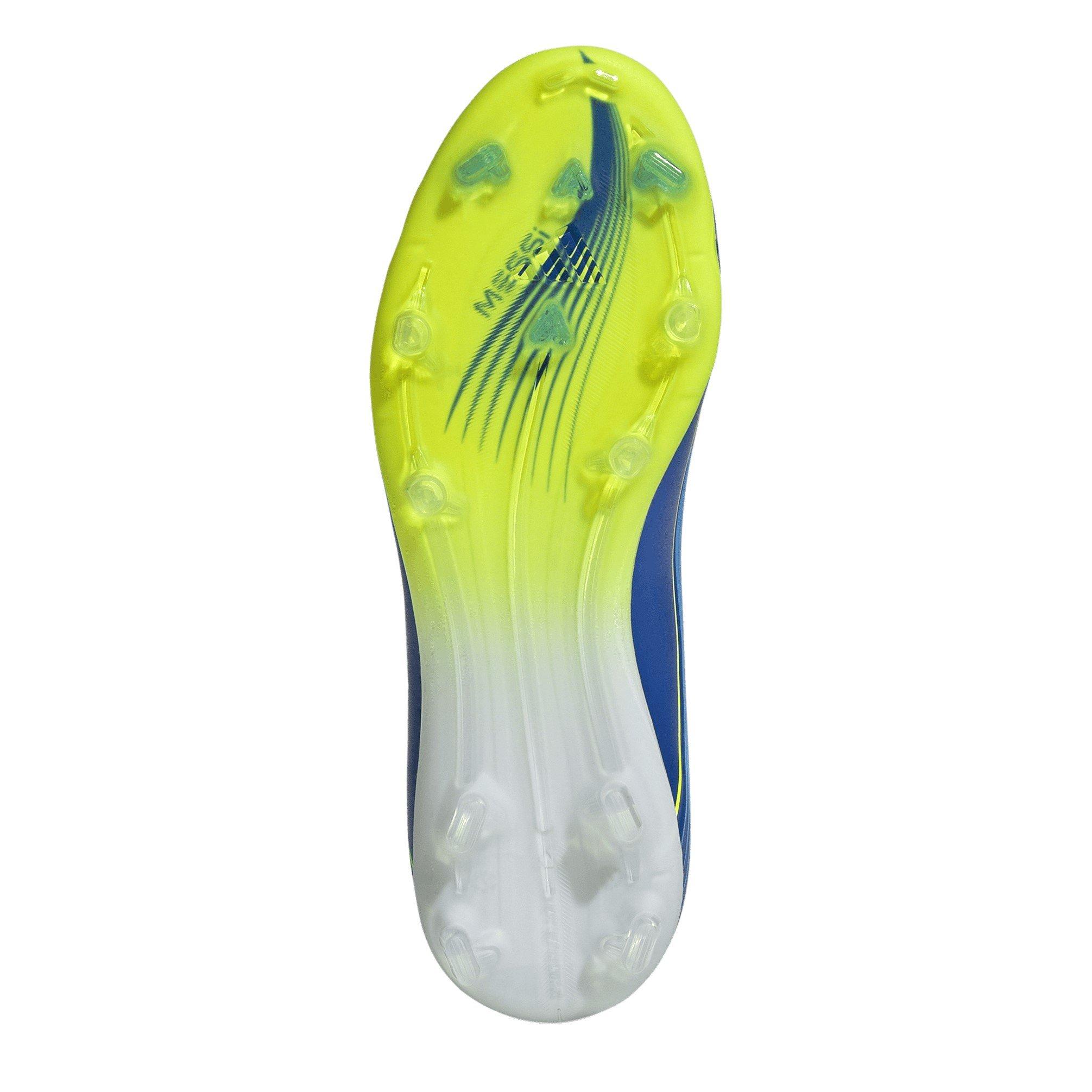 Blau/Gelb - adidas - F50 Elite Juniors Firm Ground Football Boots - 6