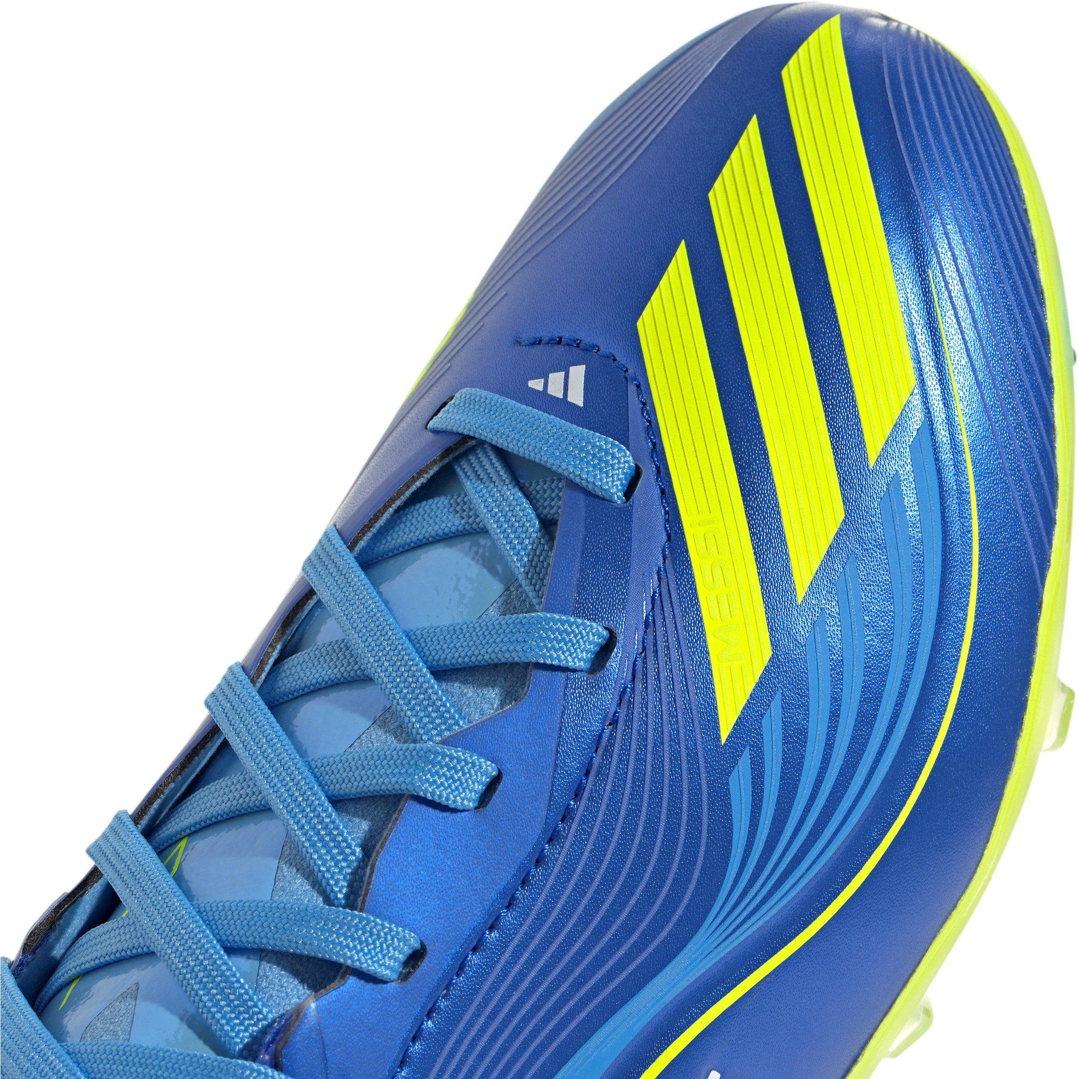 Blau/Gelb - adidas - F50 Elite Juniors Firm Ground Football Boots - 8