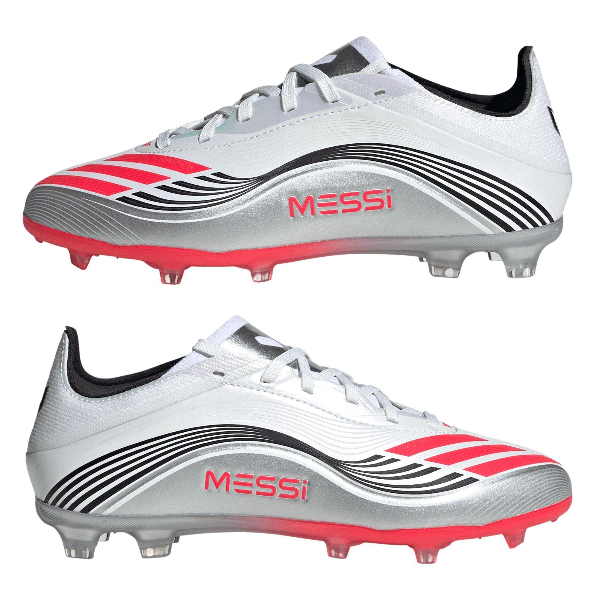 White/Red - adidas - F50 Elite Juniors Firm Ground Football Boots - 9