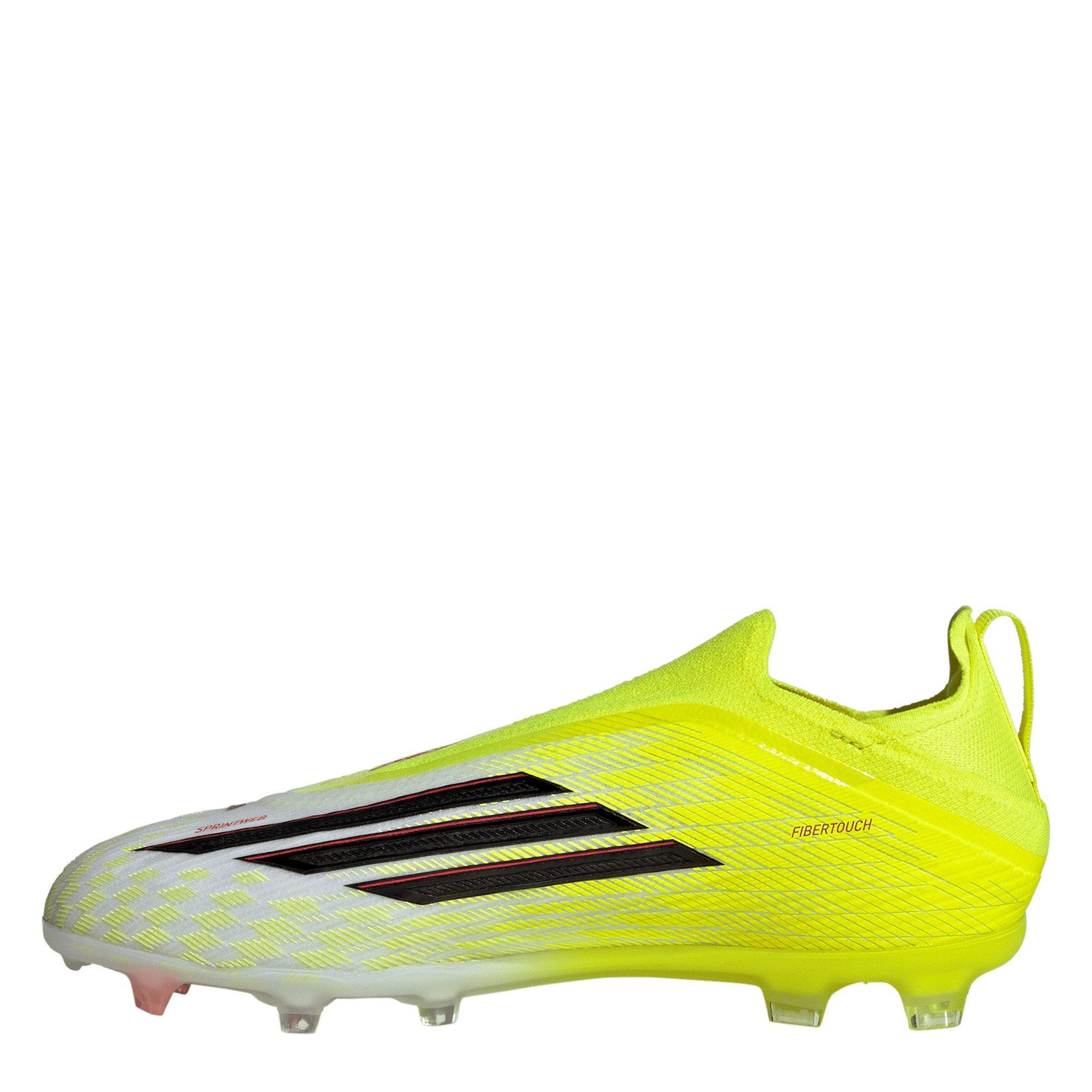 Solar Gelb - adidas - F50 Elite Laceless Juniors Firm Ground Football Boots - 2
