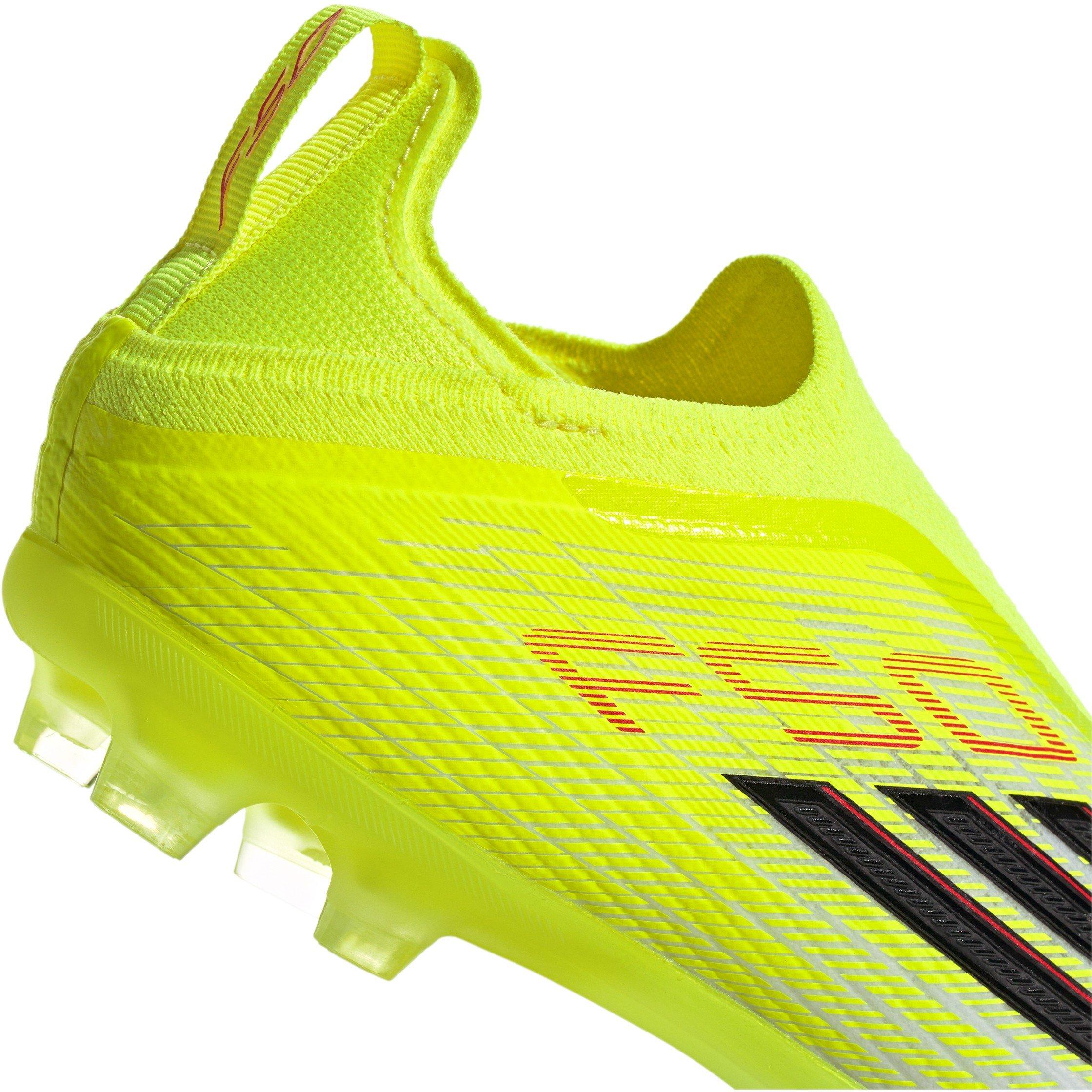 Solar Gelb - adidas - F50 Elite Laceless Juniors Firm Ground Football Boots - 7