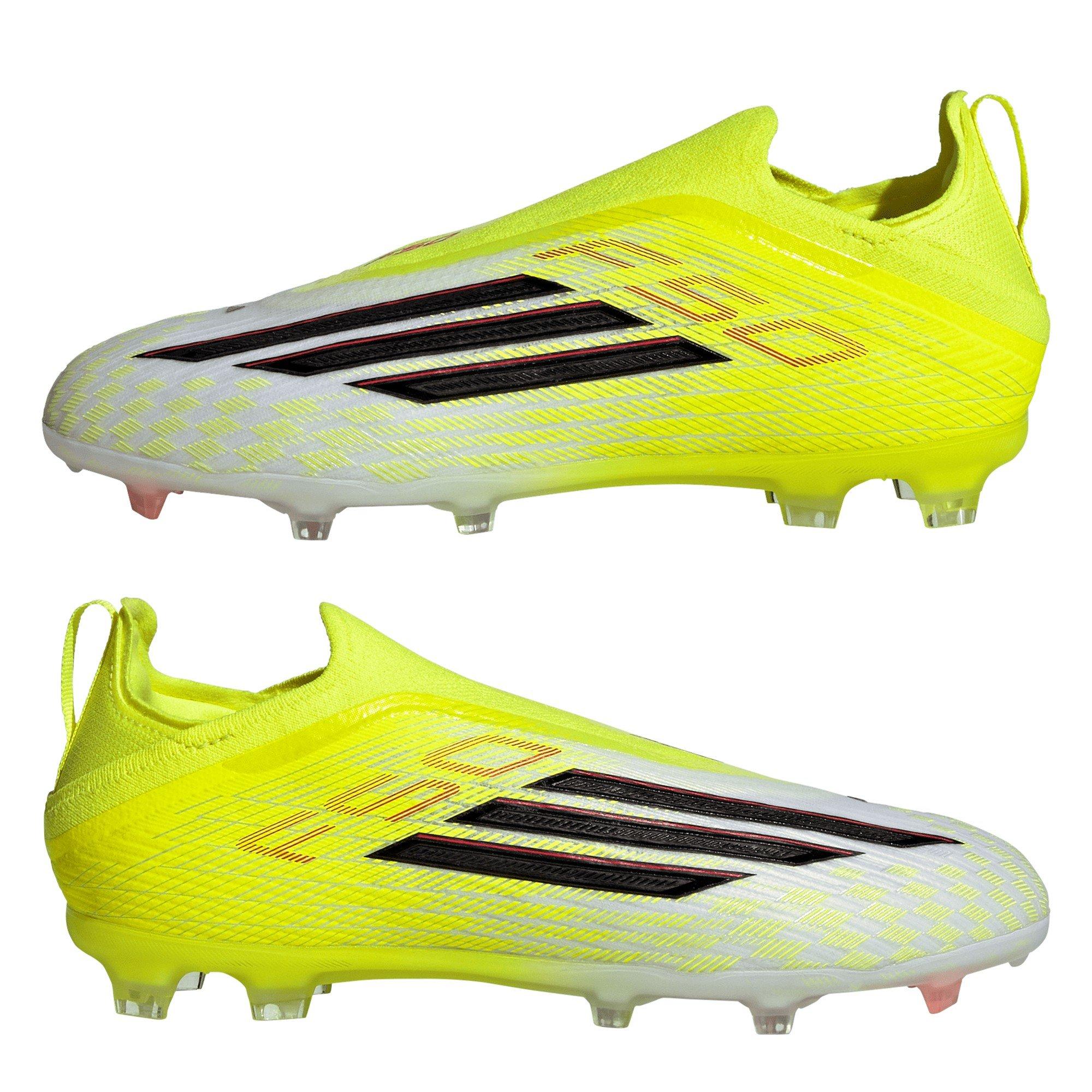 Solar Gelb - adidas - F50 Elite Laceless Juniors Firm Ground Football Boots - 9
