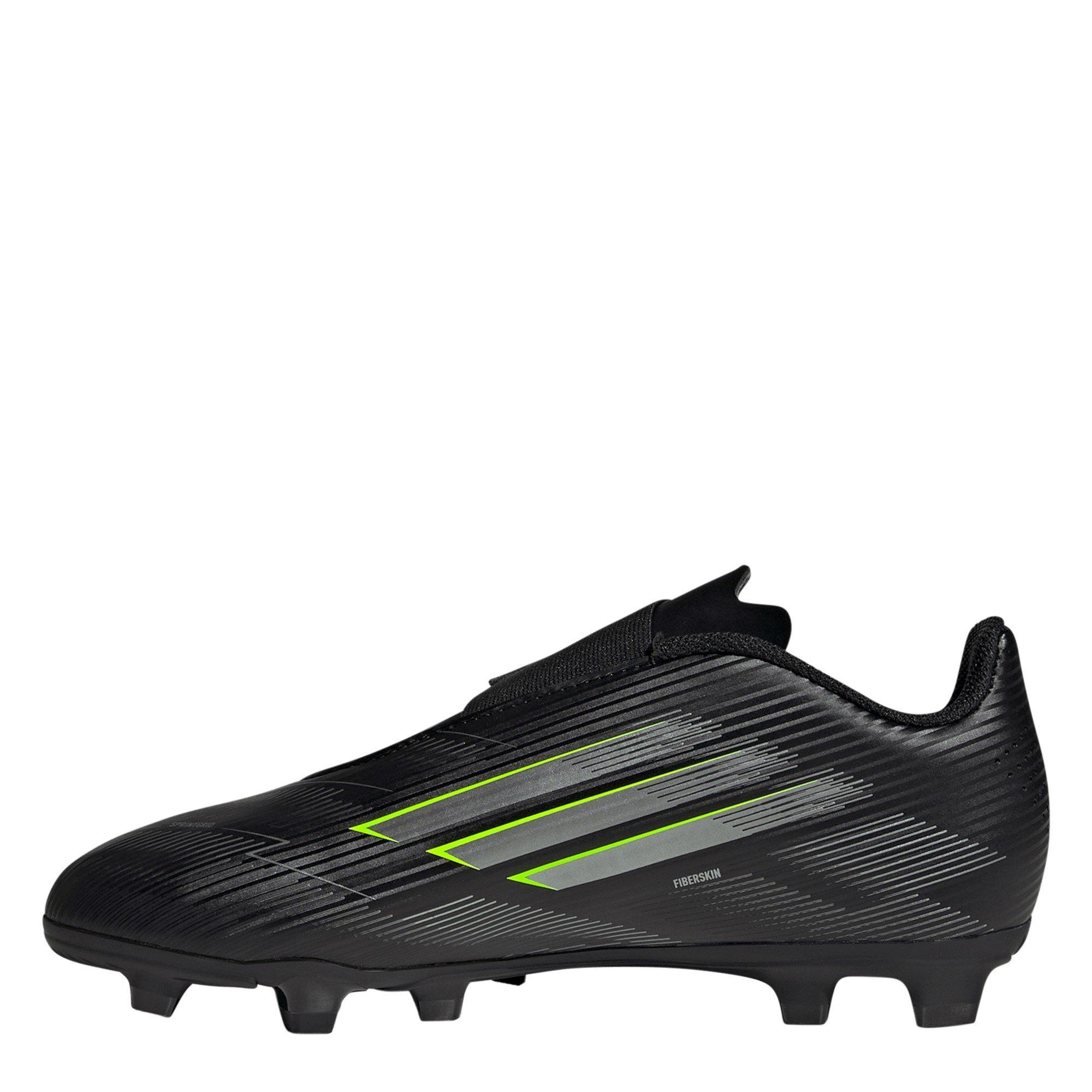 Black/Lemon - adidas - F50 Club Juniors Firm Ground Football Boots - 2