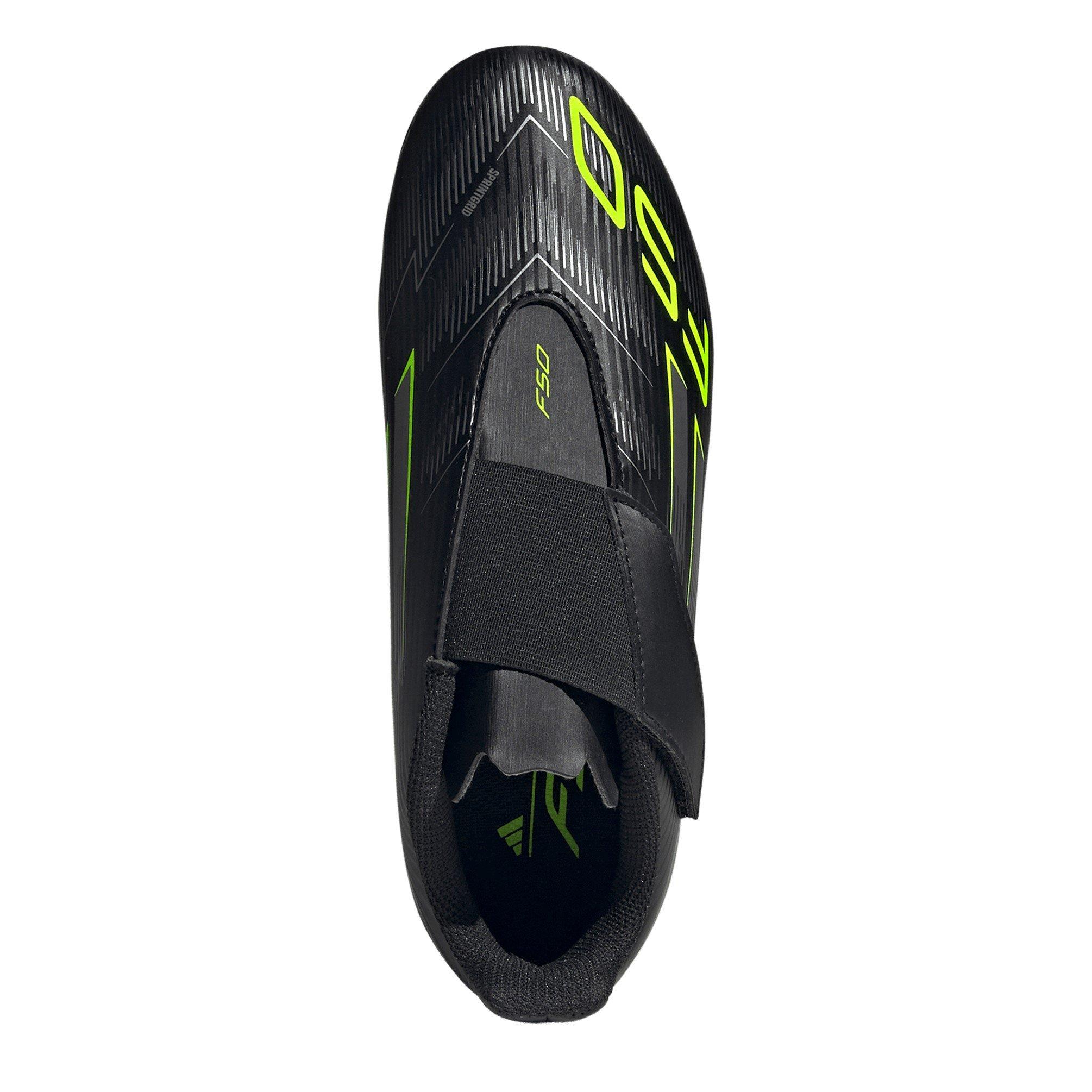 Black/Lemon - adidas - F50 Club Juniors Firm Ground Football Boots - 5
