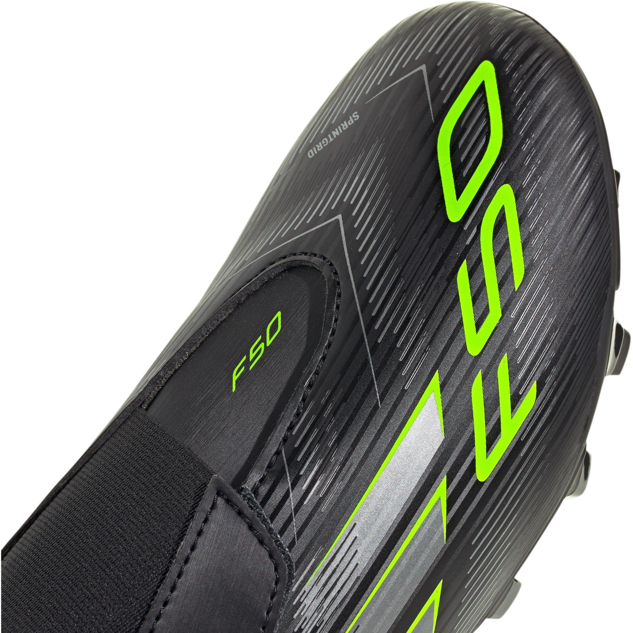 Black/Lemon - adidas - F50 Club Juniors Firm Ground Football Boots - 8