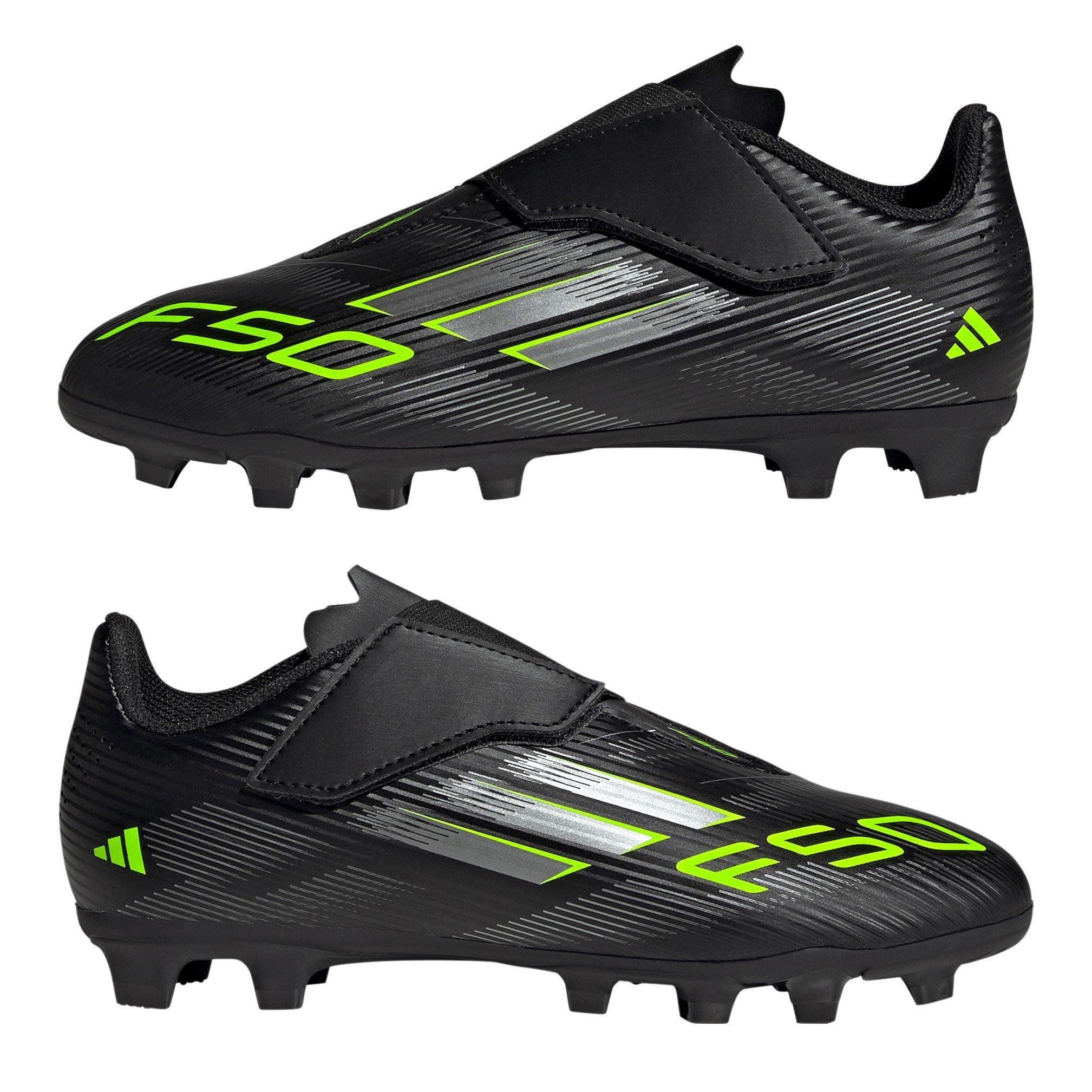 Black/Lemon - adidas - F50 Club Juniors Firm Ground Football Boots - 9