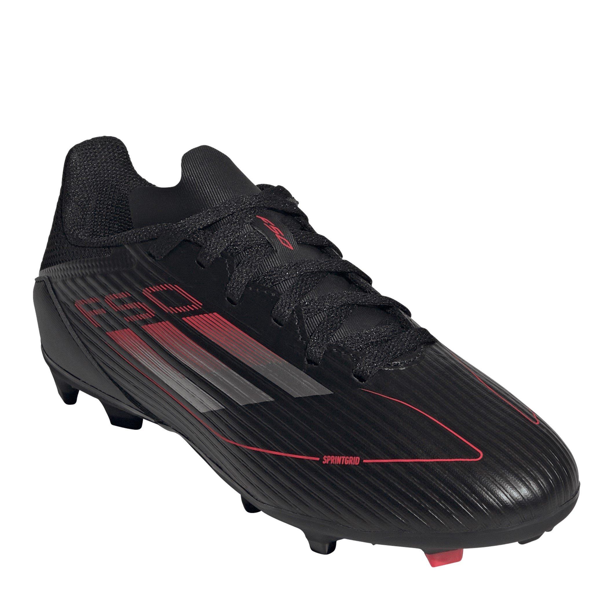 Black/Iron Met - adidas - Kids F50 League Firm Ground Football Boots - 3