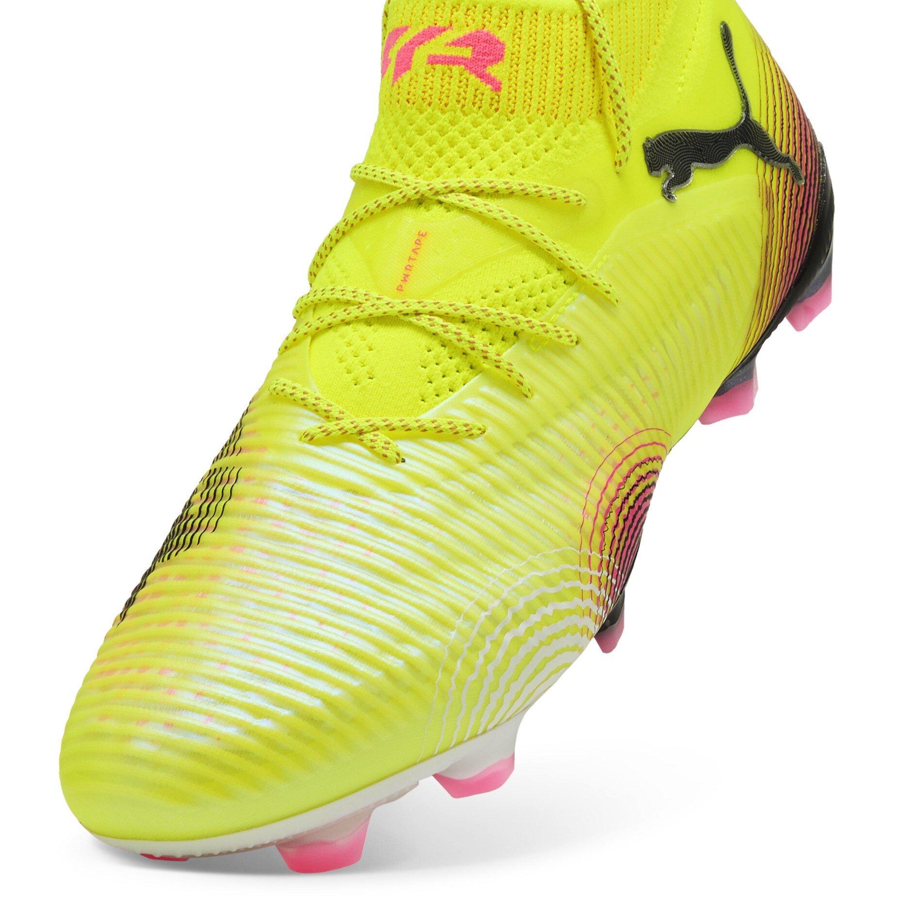 Yellow Alert - Puma - Future 8 Ultimate Firm Ground Football Boots Juniors - 6