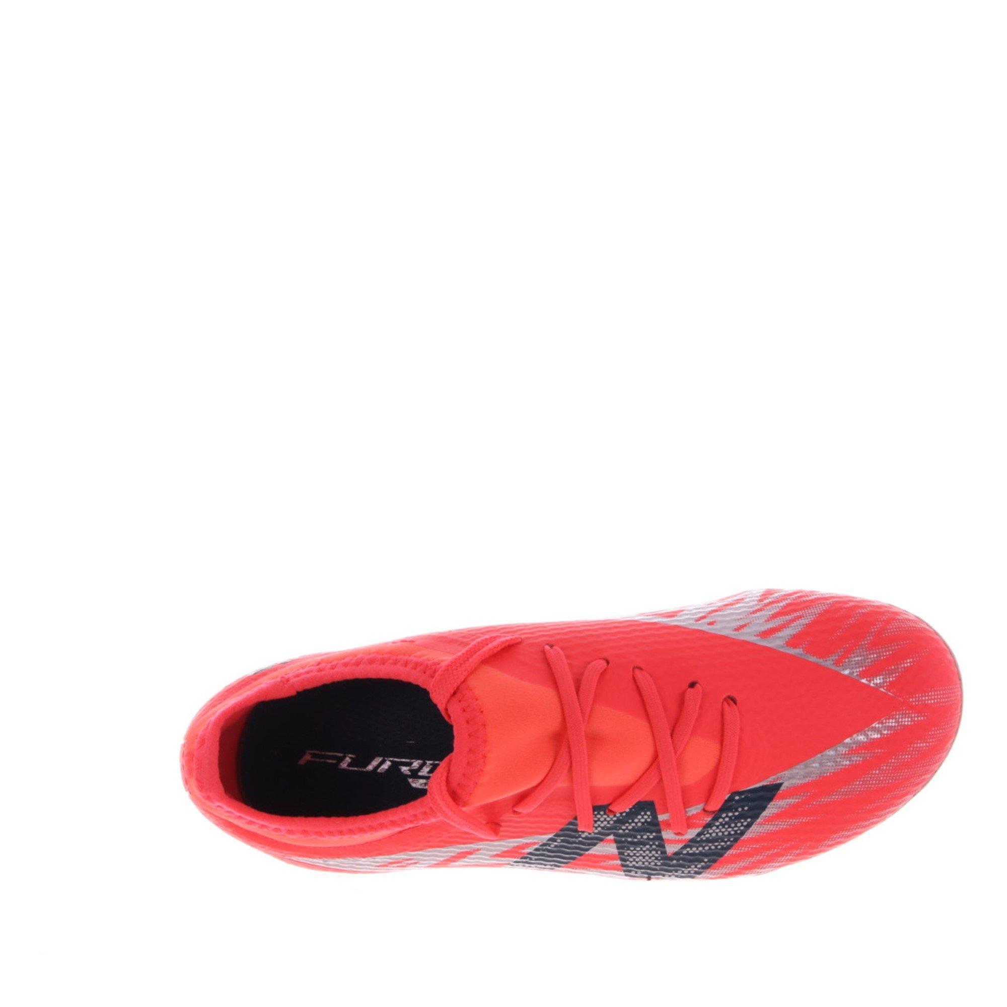 Red/Silver - New Balance - Furon Academy Juniors Firm Ground Football Boots - 3