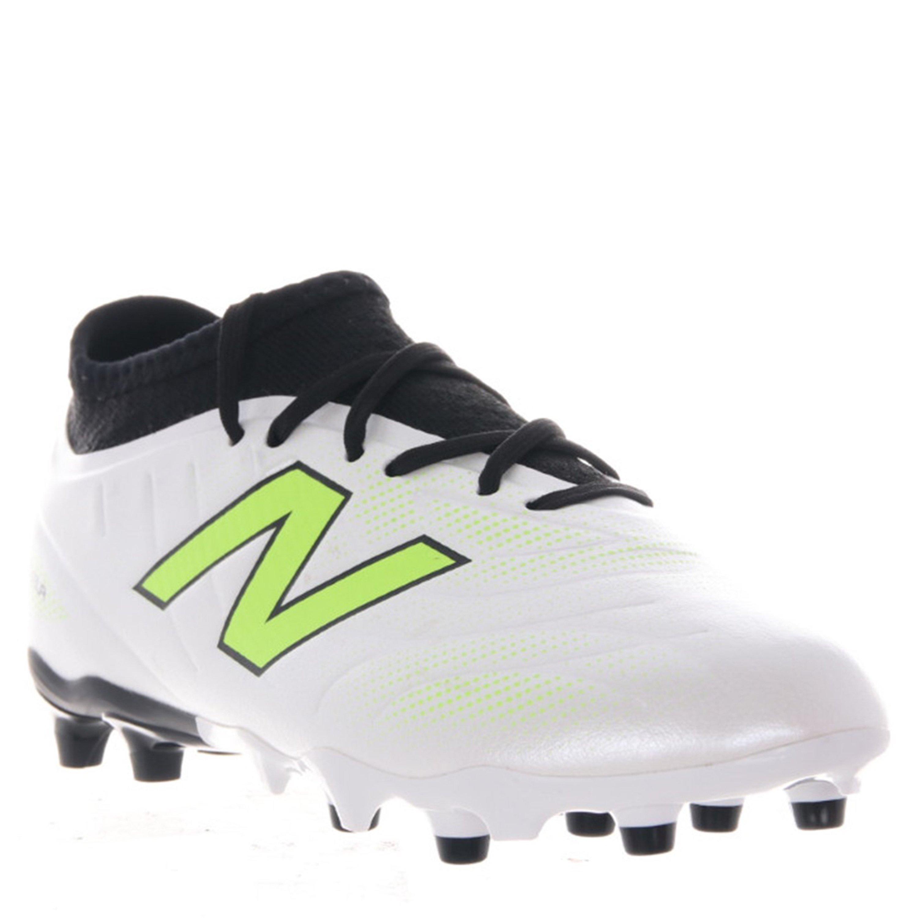 White/Green - New Balance - Tekela Academy Juniors Firm Ground Football Boots - 5