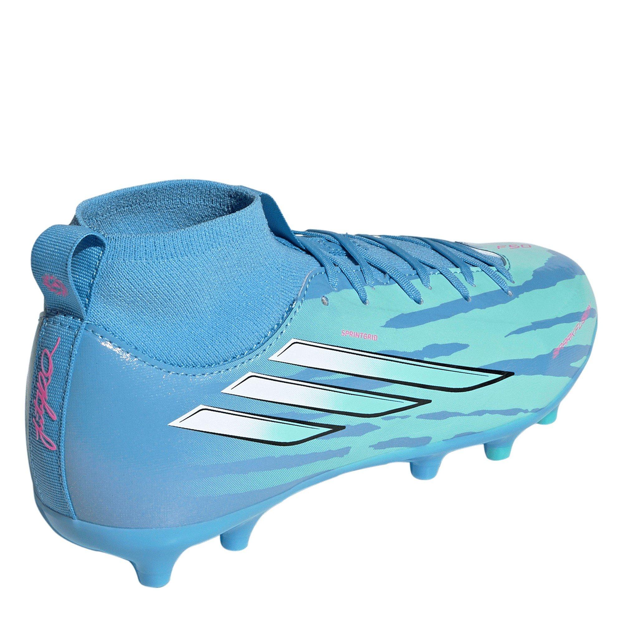 Semi Blue Burst - adidas - Kids adidas F50 Sparkfusion League Firm Ground Football Boots - 4