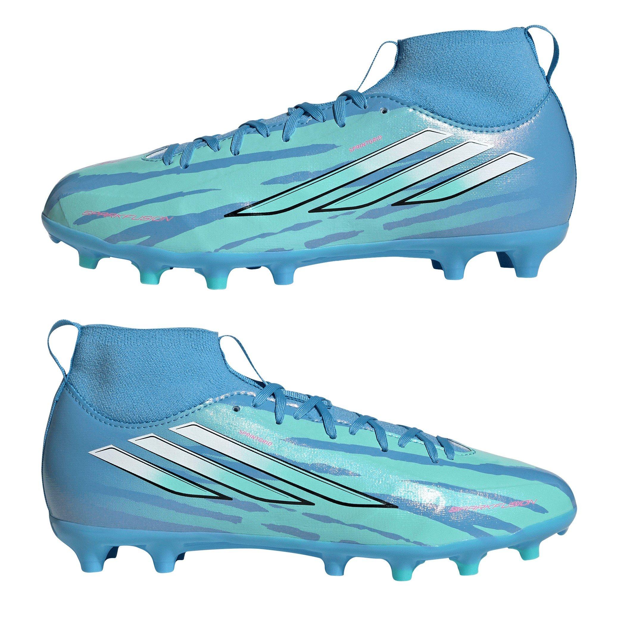 Semi Blue Burst - adidas - Kids adidas F50 Sparkfusion League Firm Ground Football Boots - 9