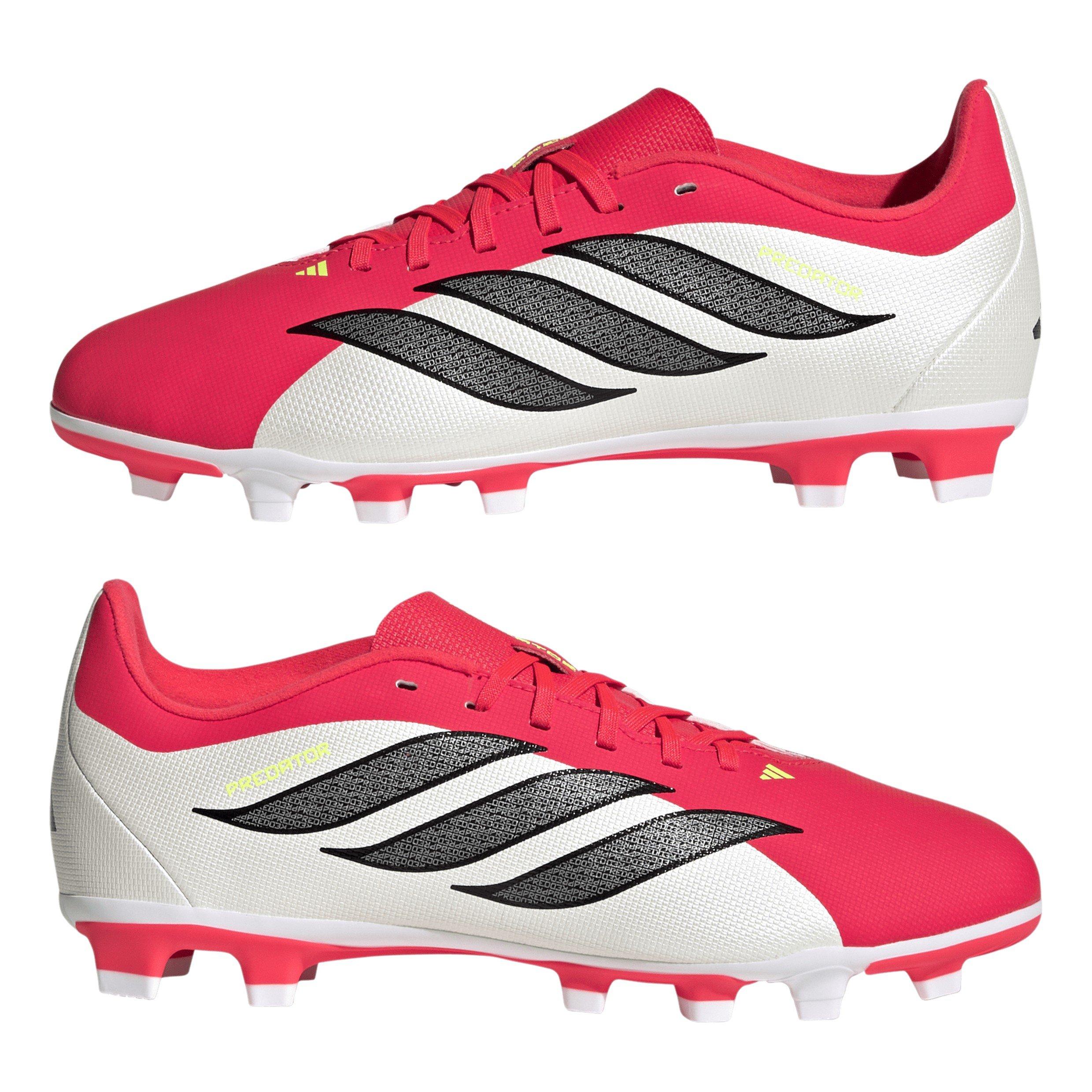 Crveno/Crno/Bijelo - adidas - Predator Club Firm Ground Football Boots - 9