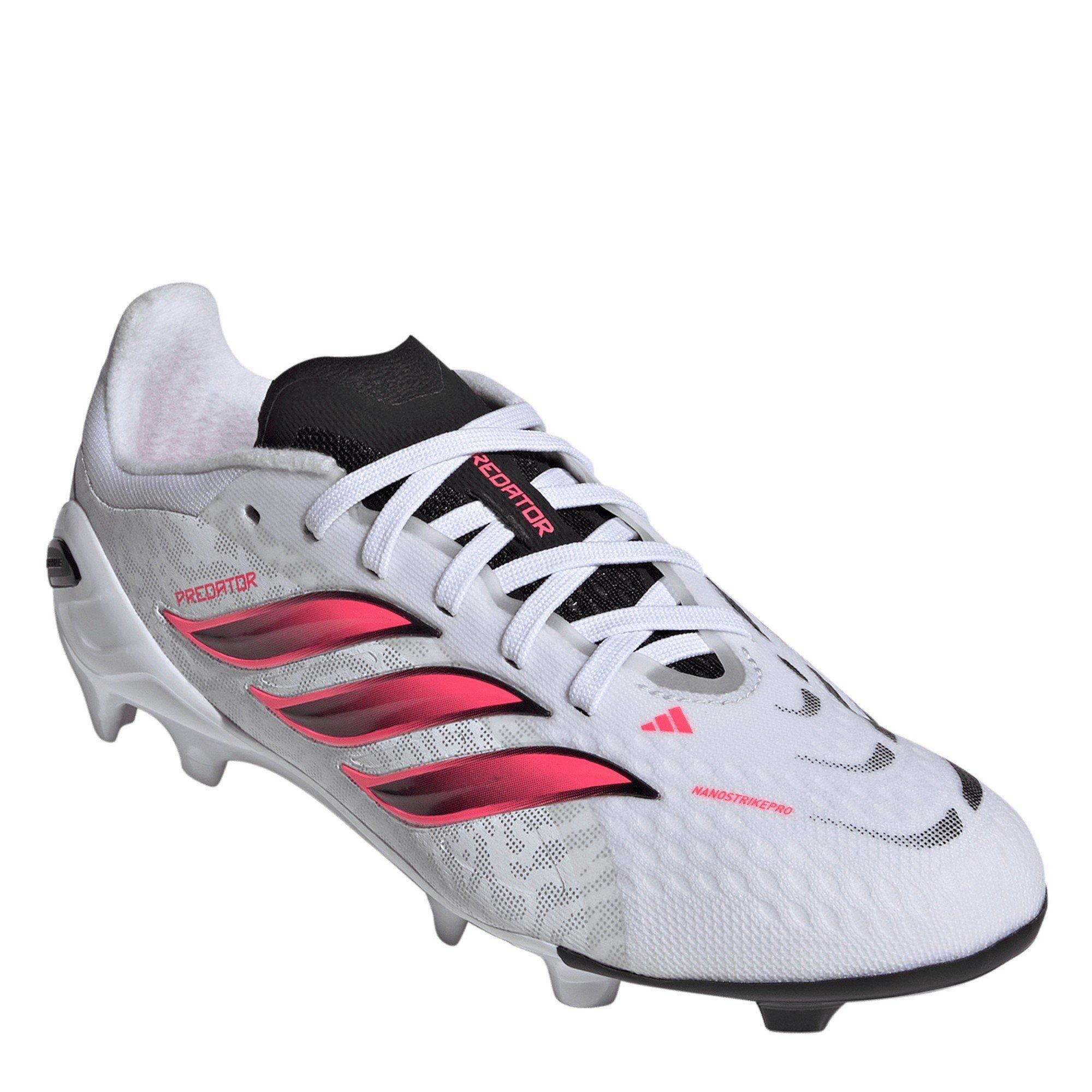 Wit/Koraal - adidas - Juniors adidas Predator Elite Firm Ground Football Boots - 3
