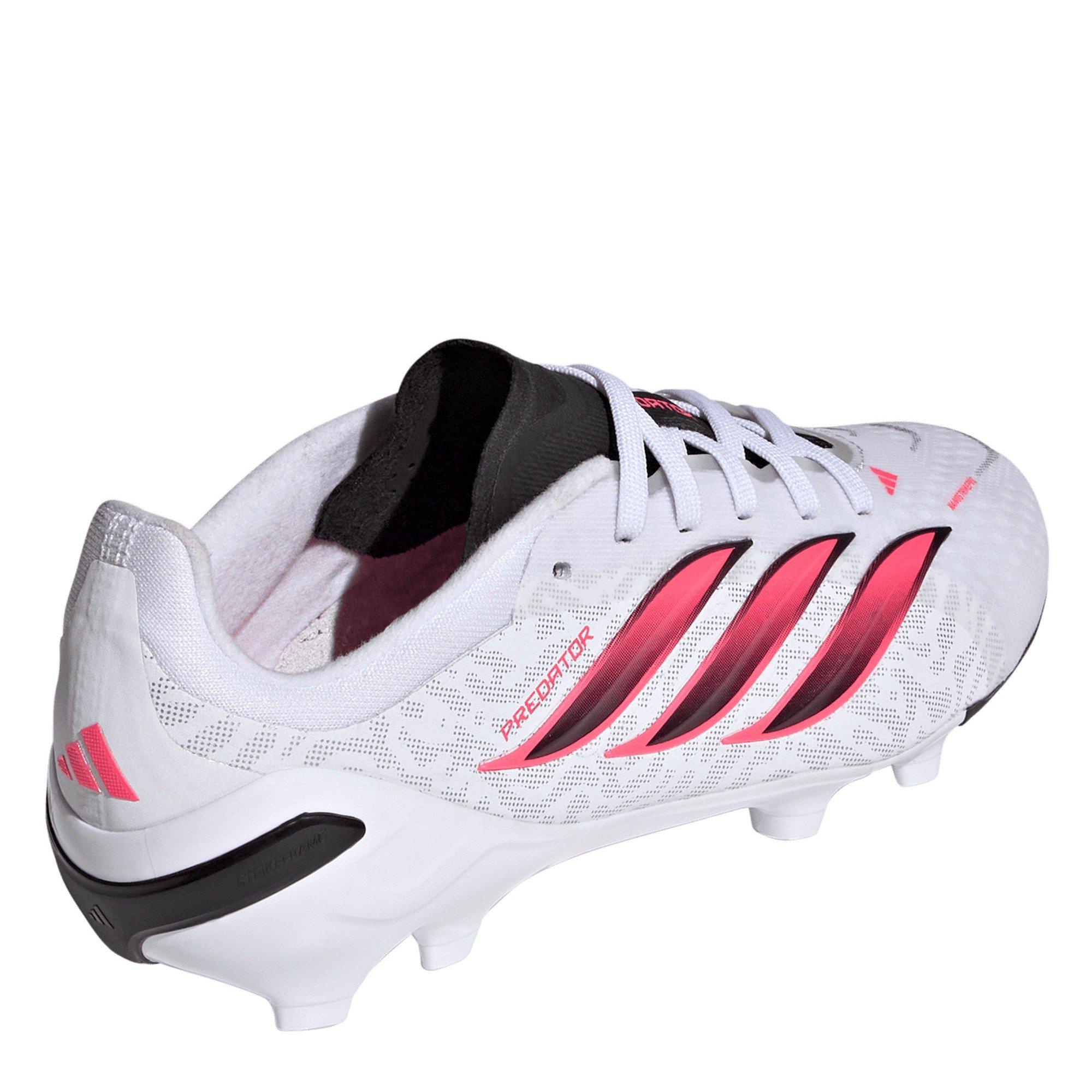 Wit/Koraal - adidas - Juniors adidas Predator Elite Firm Ground Football Boots - 4