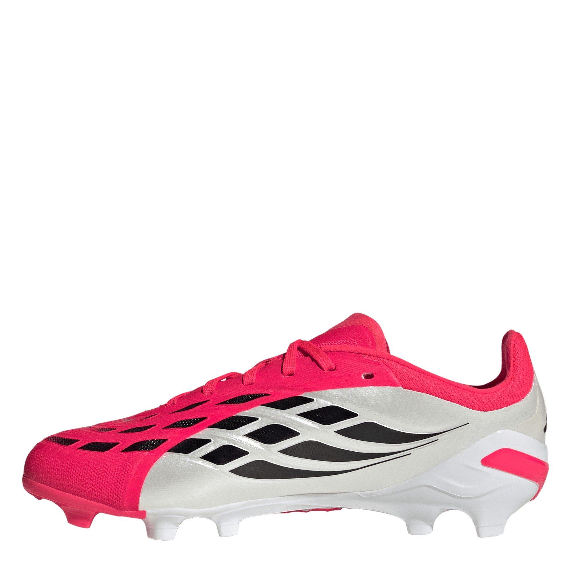 Rosso/Nero/Bianco - adidas - Juniors adidas Predator Elite Firm Ground Football Boots - 2