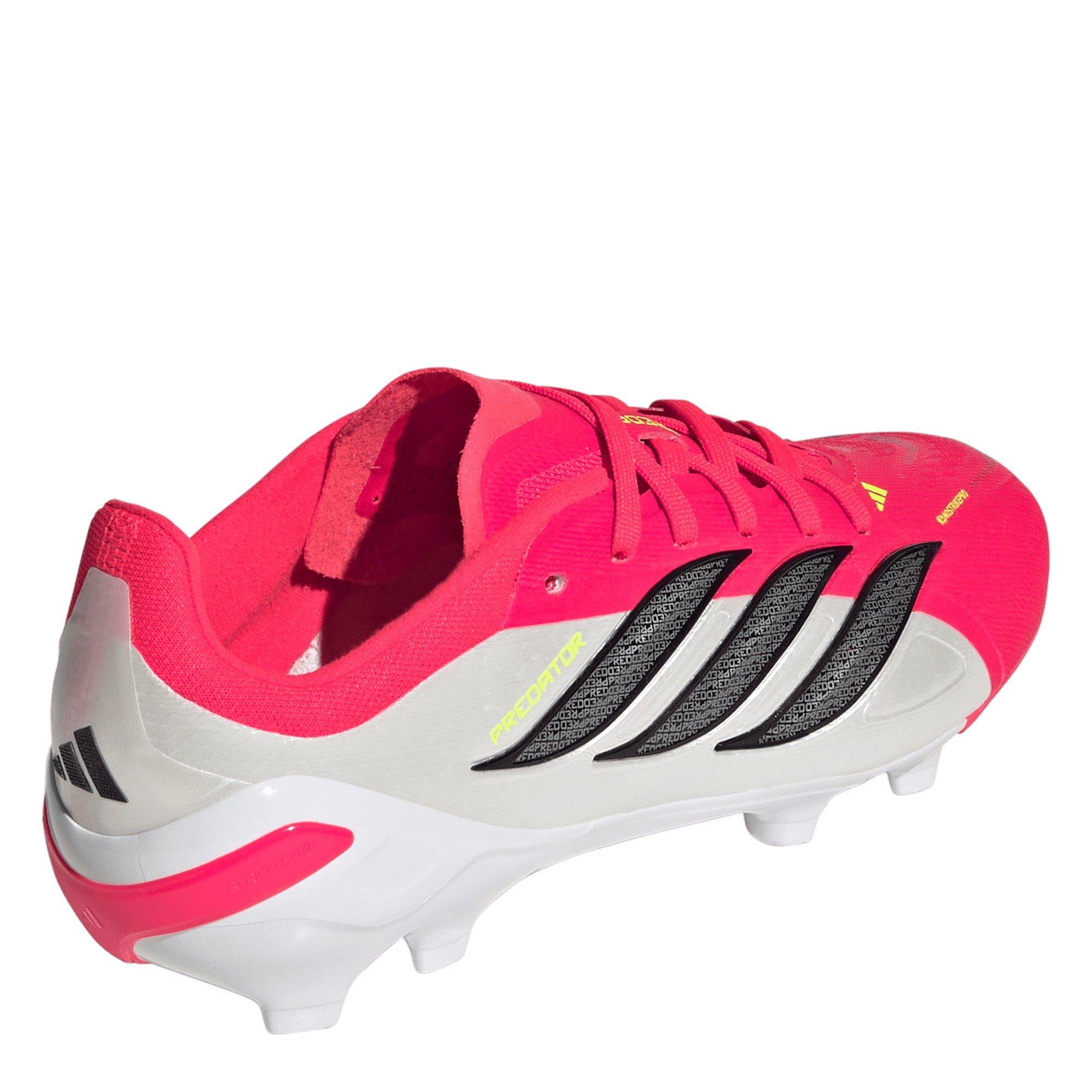 Rosso/Nero/Bianco - adidas - Juniors adidas Predator Elite Firm Ground Football Boots - 4