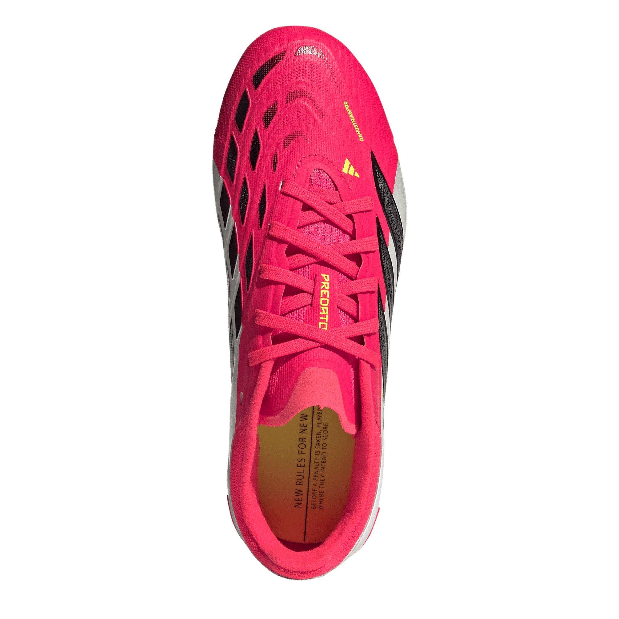 Rosso/Nero/Bianco - adidas - Juniors adidas Predator Elite Firm Ground Football Boots - 5