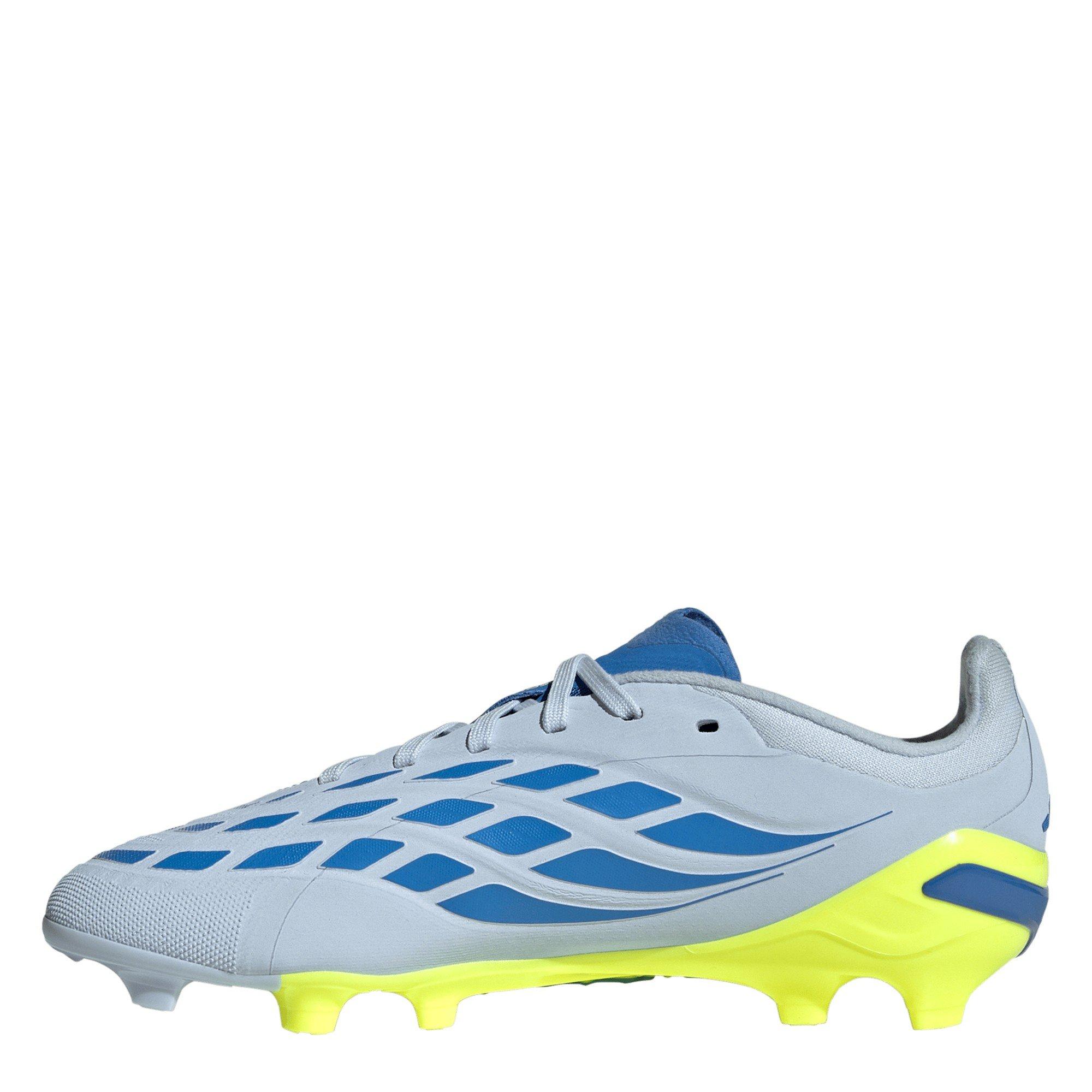 Blue/Yellow - adidas - Juniors adidas Predator Elite Firm Ground Football Boots - 2
