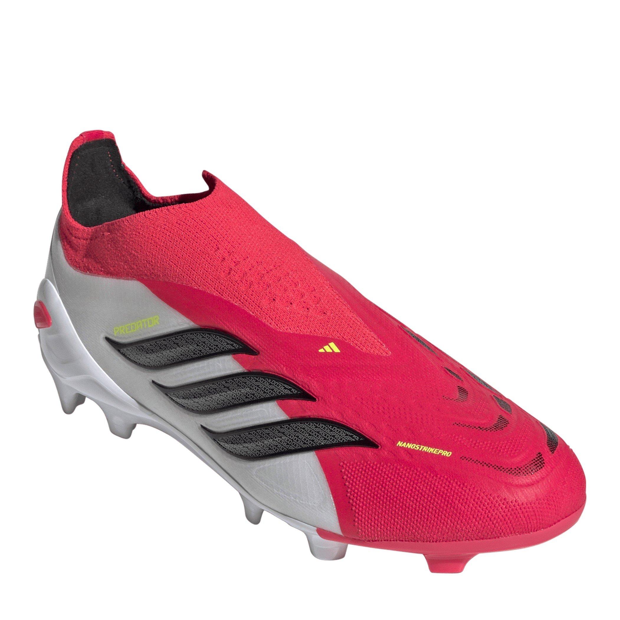 Red/Blk/White - adidas - Juniors adidas Predator Elite Laceless Firm Ground Football Boots - 3