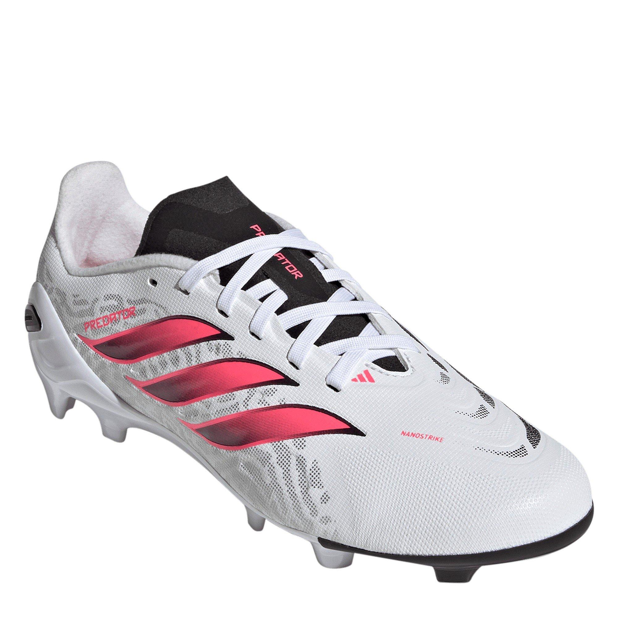 White/Coral - adidas - Kids adidas Predator League Firm Ground Football Boots - 3