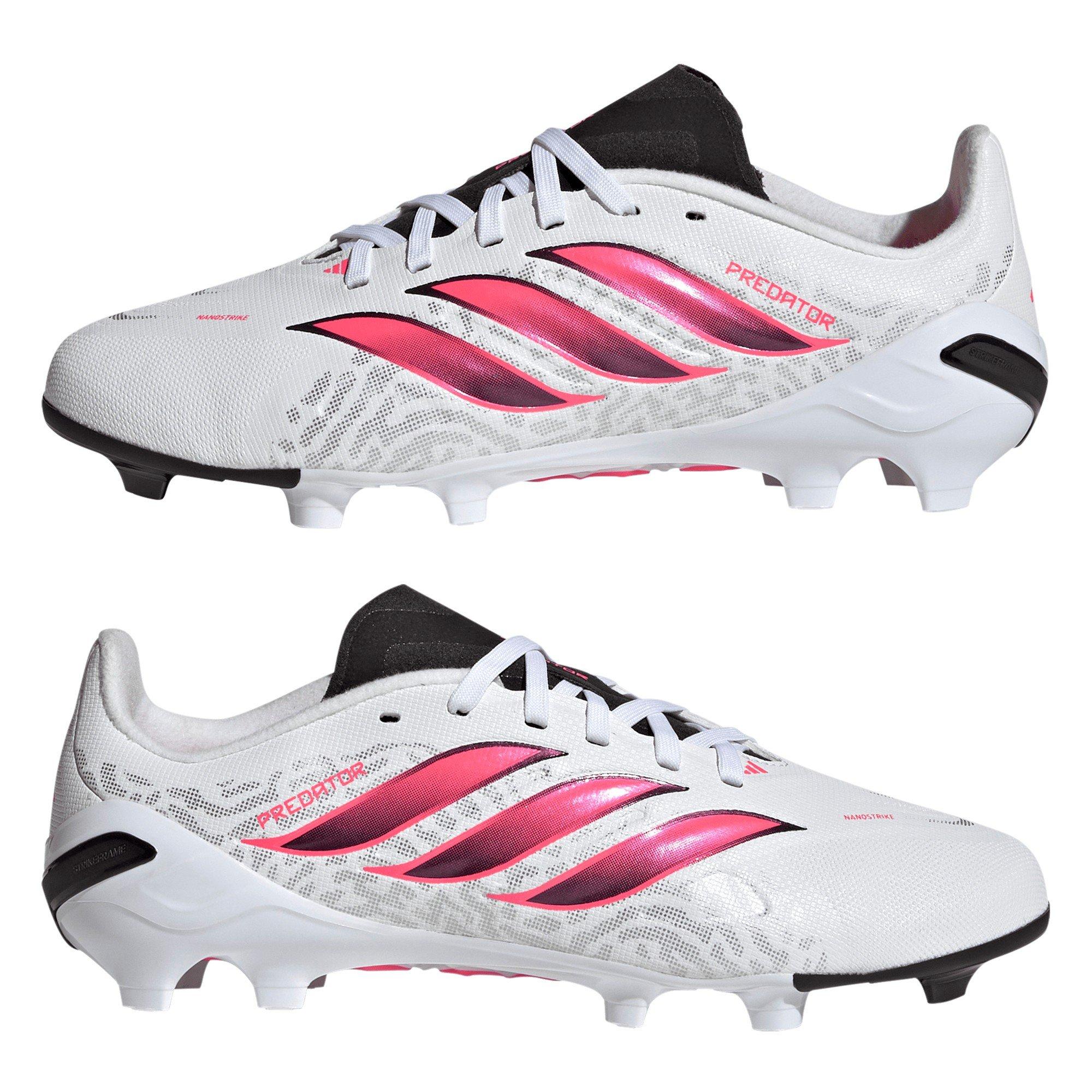 White/Coral - adidas - Kids adidas Predator League Firm Ground Football Boots - 9