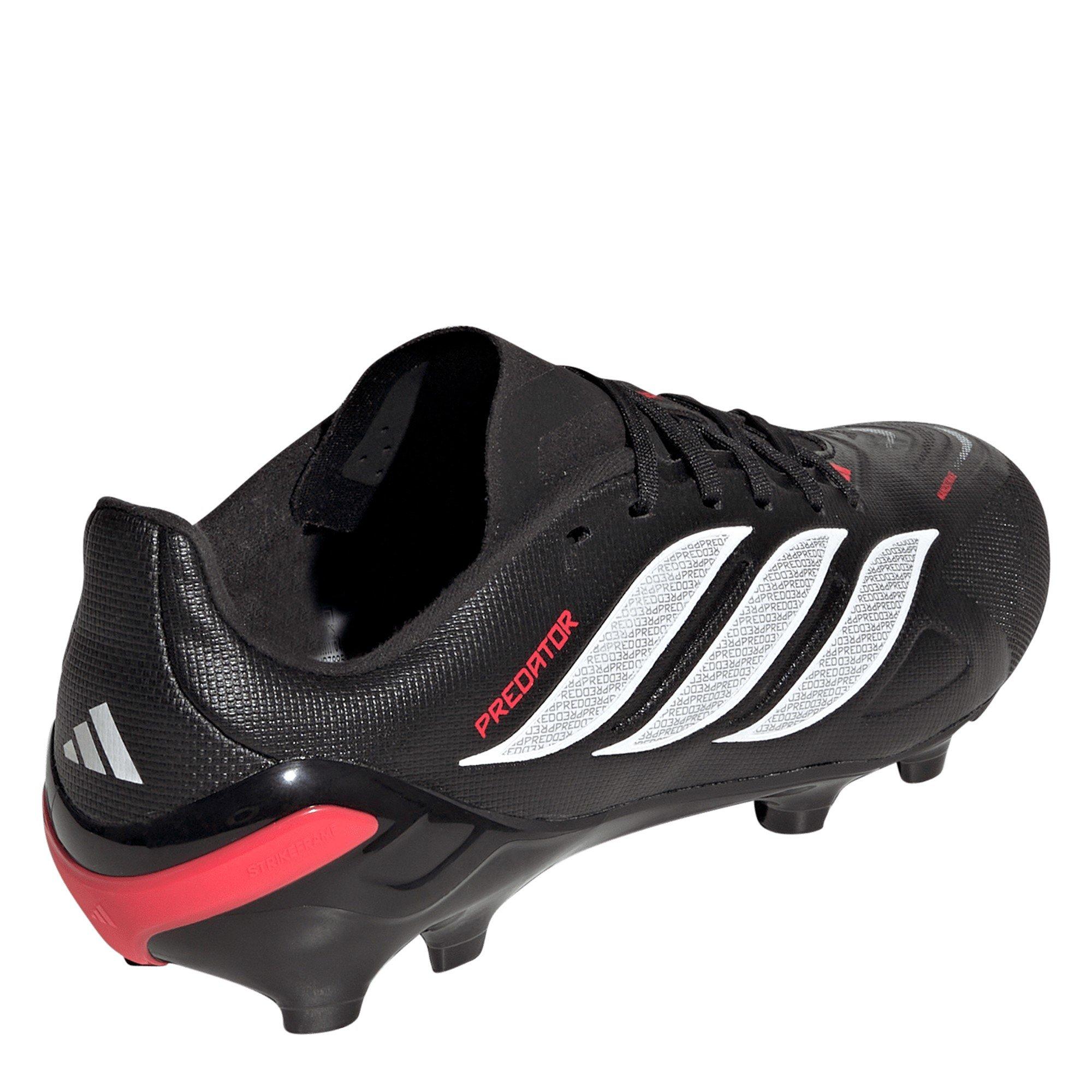 Black/Red - adidas - Kids adidas Predator League Firm Ground Football Boots - 4