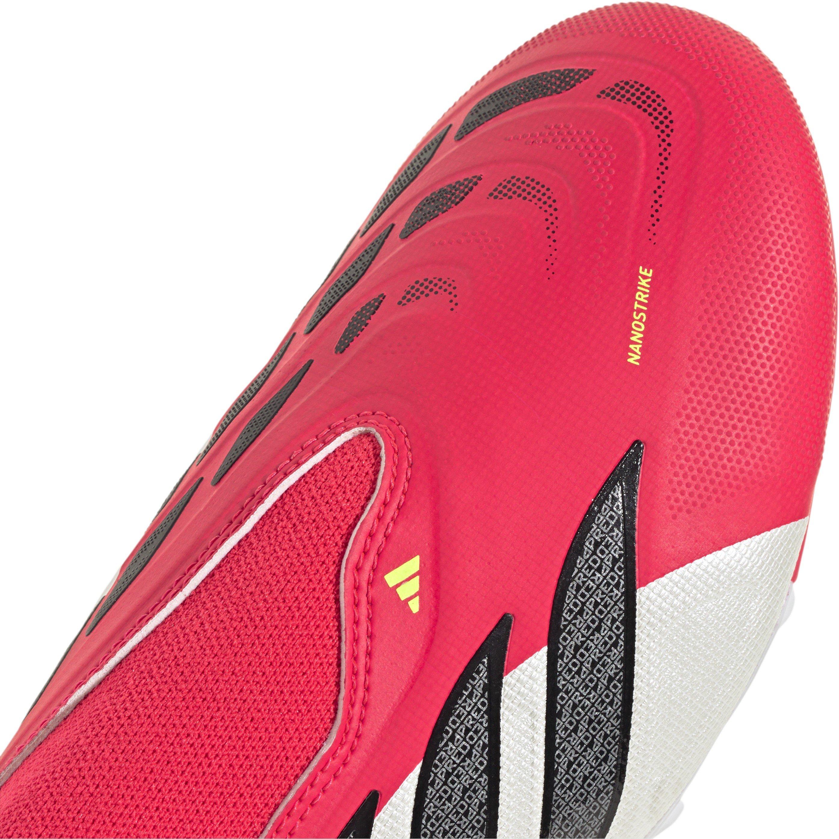 Red/Blk/White - adidas - Kids adidas Predator League Laceless Firm Ground Football Boots - 8