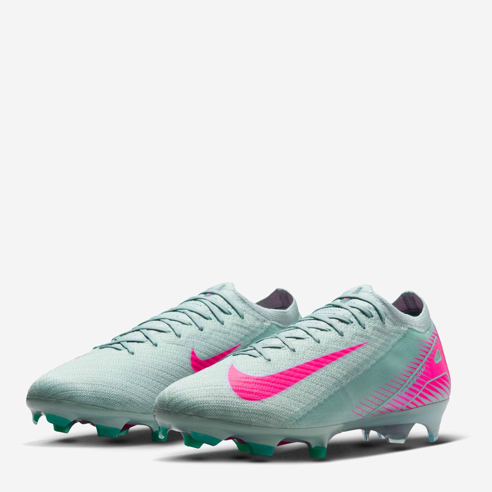 Ocean Cube/Pink - Nike - Mercurial Vapor 16 Elite Juniors Firm Ground Football Boots - 4