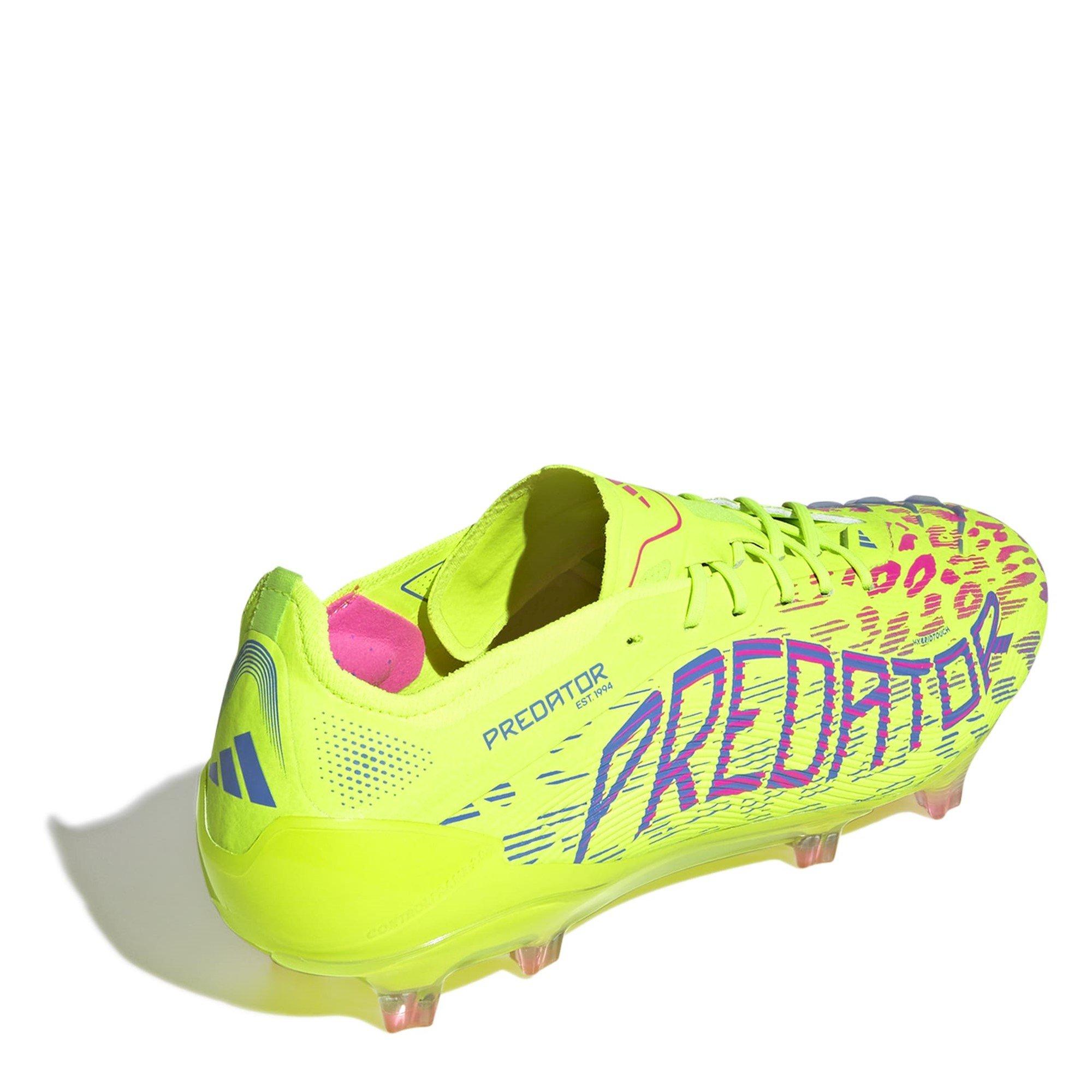 Lucid Lemon/Luc - adidas - Predator Elite Firm Ground Football Boots Kids - 4