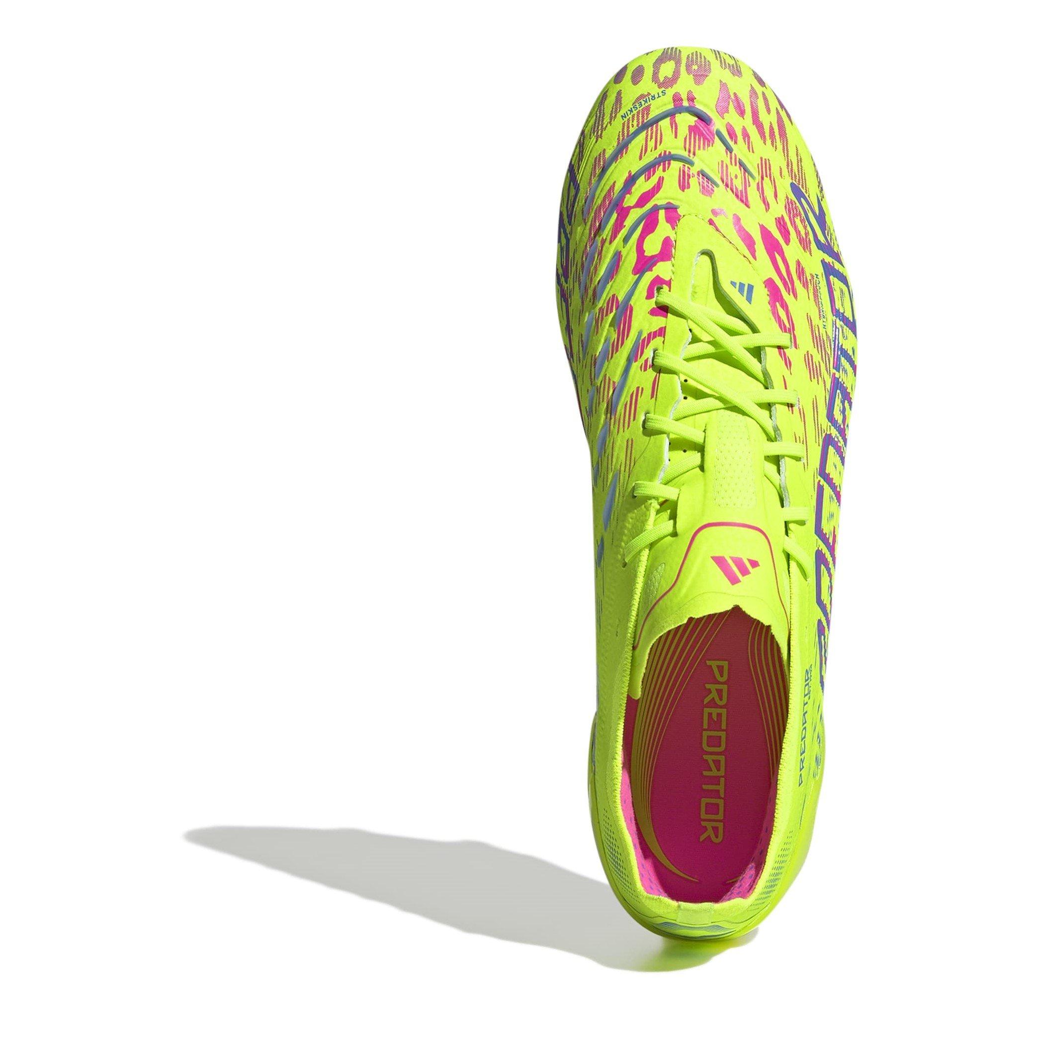 Lucid Lemon/Luc - adidas - Predator Elite Firm Ground Football Boots Kids - 5