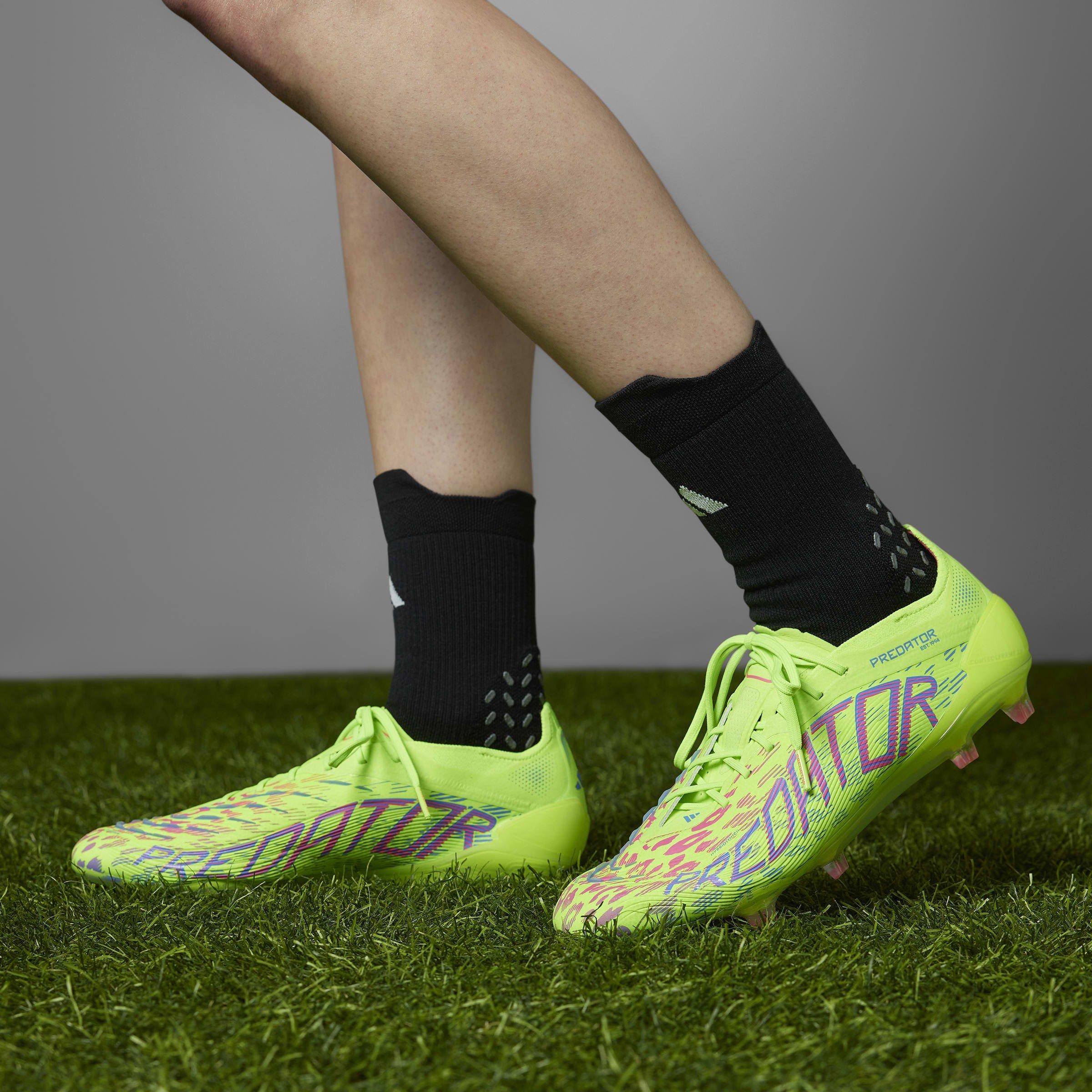 Lucid Lemon/Luc - adidas - Predator Elite Firm Ground Football Boots Kids - 10