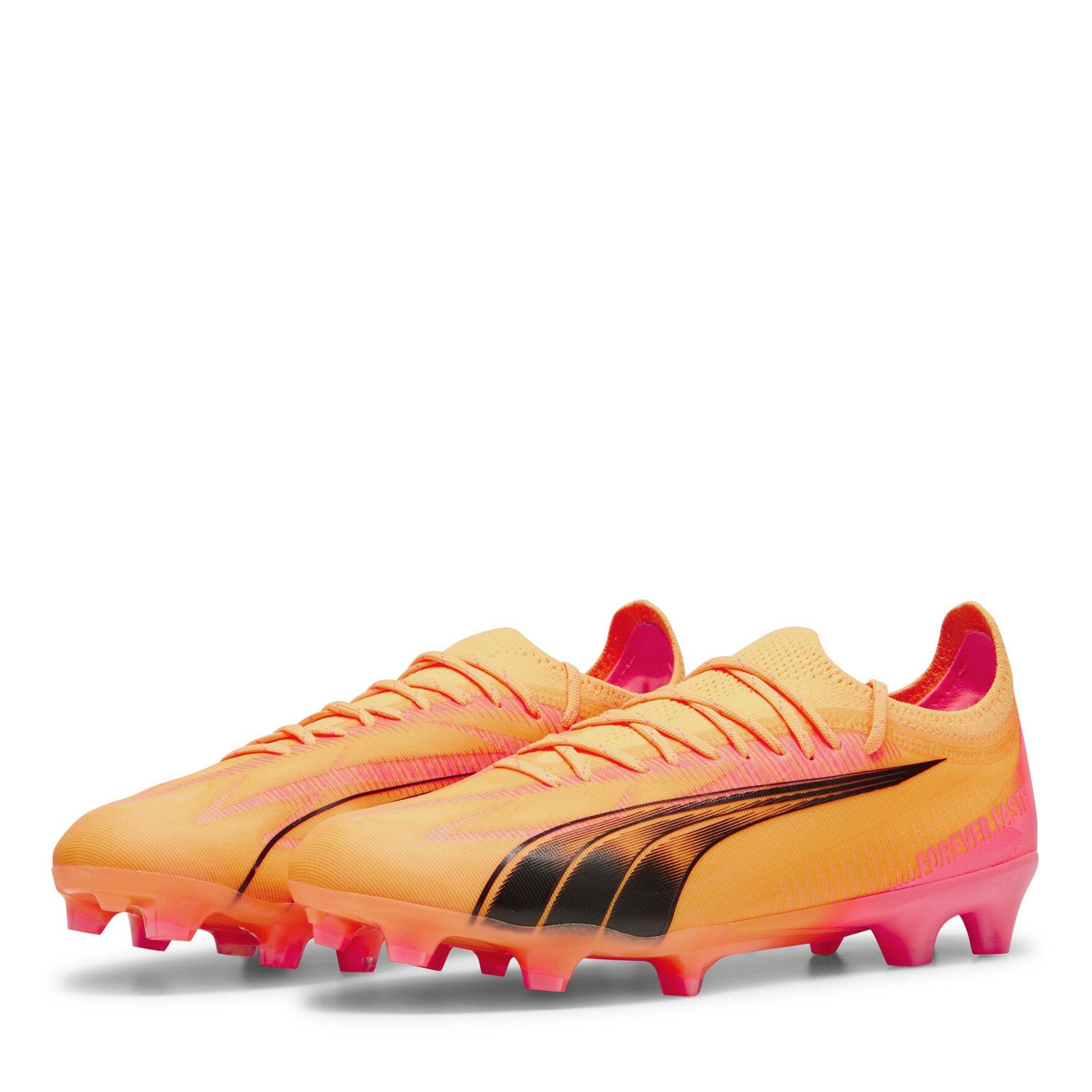 Puma  Kids Ultra Ultimate Firm Ground Football Boots Juniors - Sun Stream - 5 (38)
