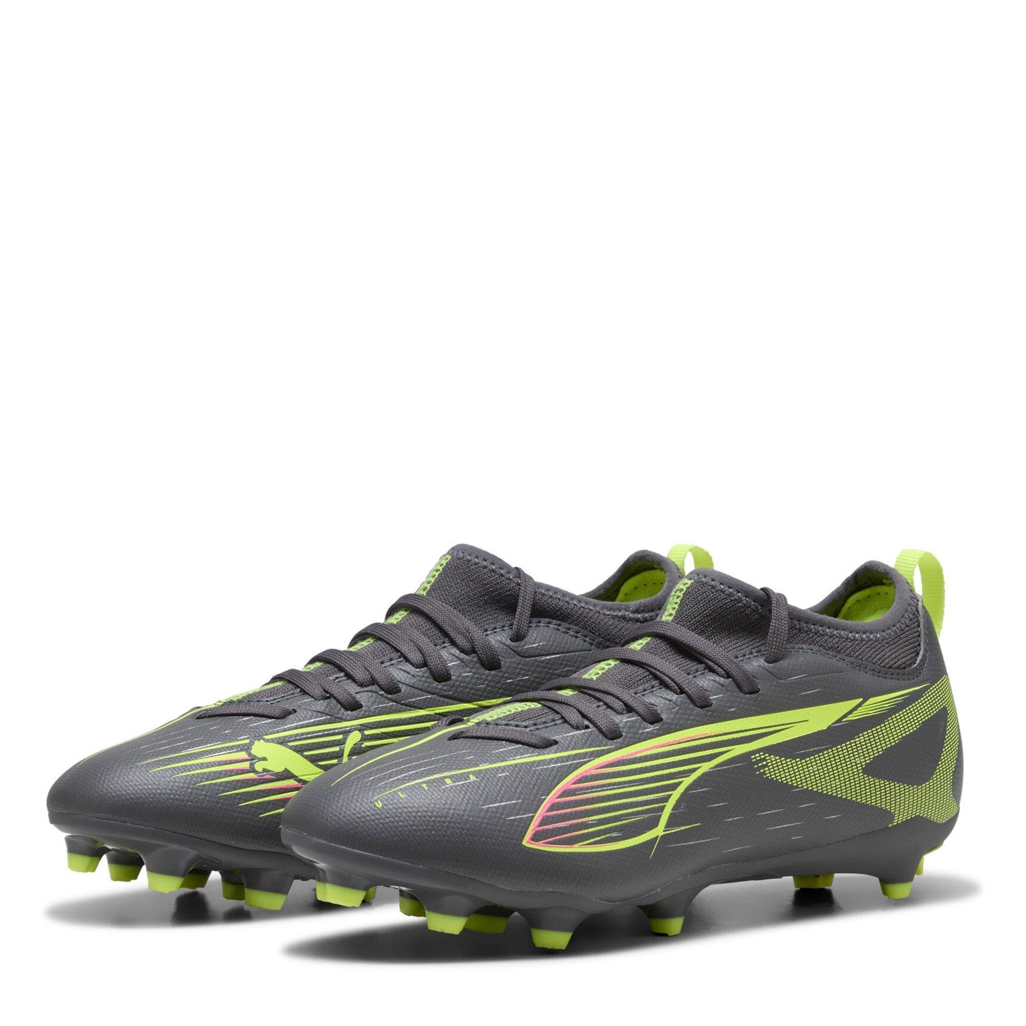 Puma  Kids Ultra Match Firm Ground Football Boots - Matte Silver - 5.5 (38.5)