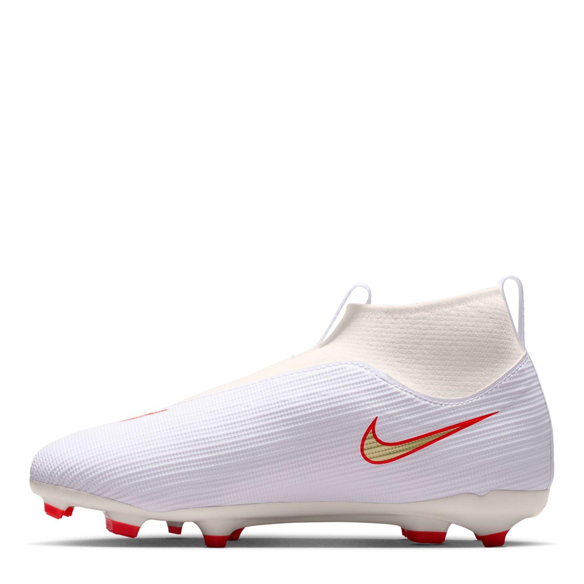 White/Red - Nike - Unisex Kids' Superfly 11 Academy Firm Ground Football Boots - 2
