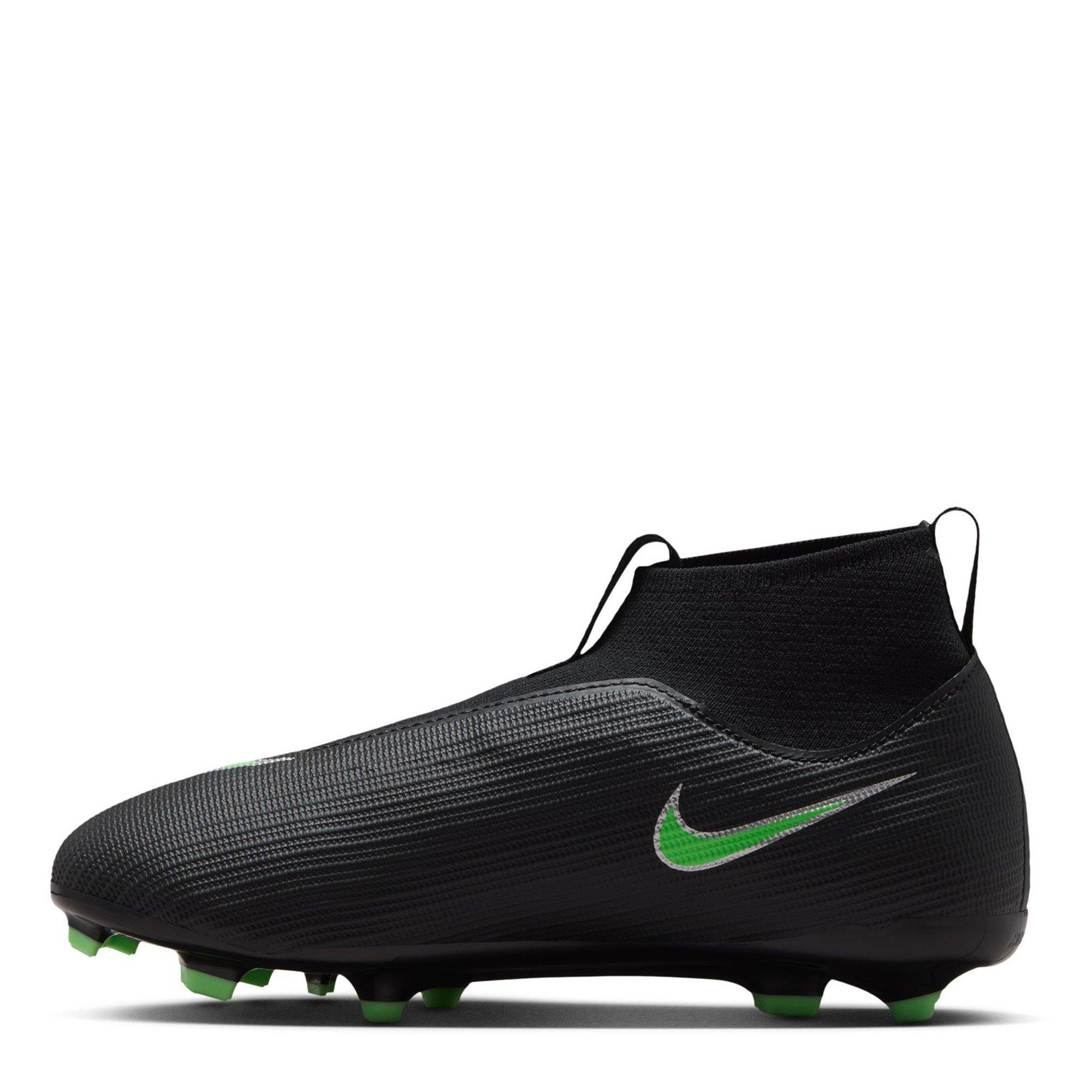Sort/Grøn - Nike - Unisex Kids' Superfly 11 Academy Firm Ground Football Boots - 2