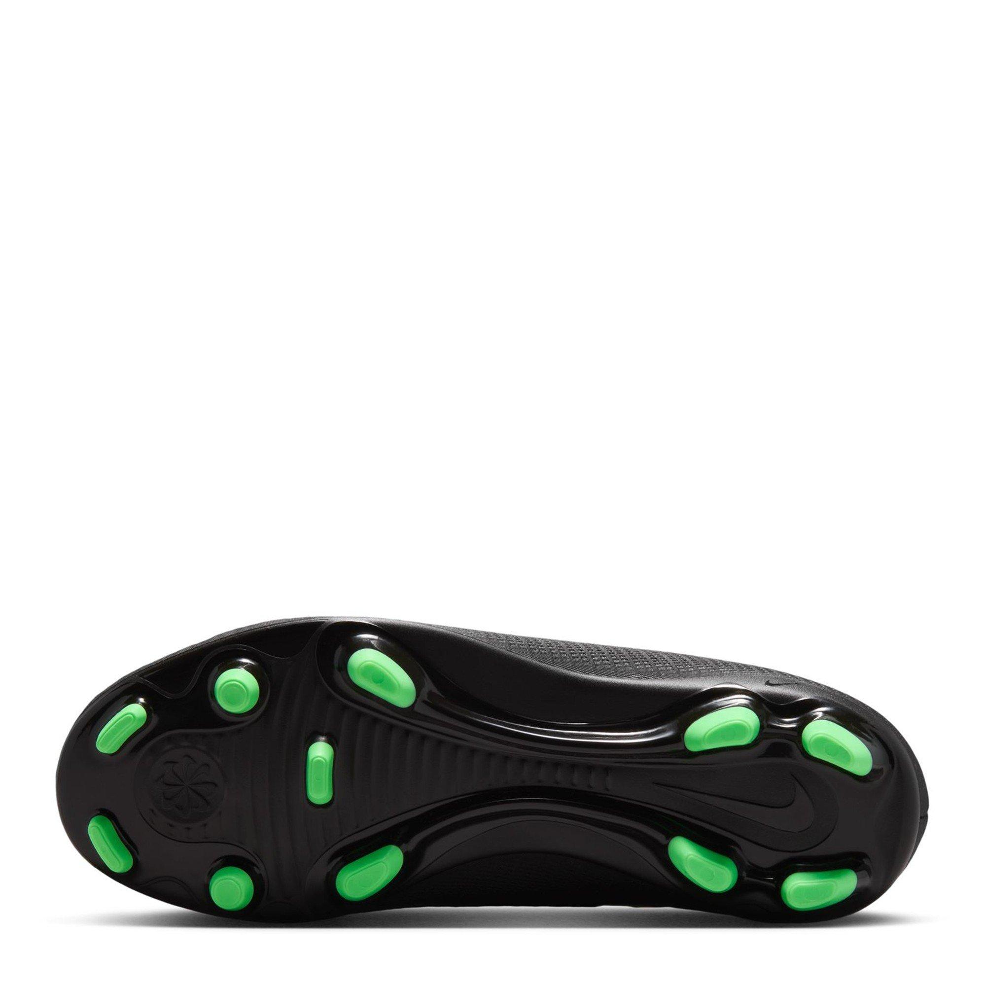 Black/Green - Nike - Unisex Kids' Vapor 17 Club Firm Ground Football Boots - 3