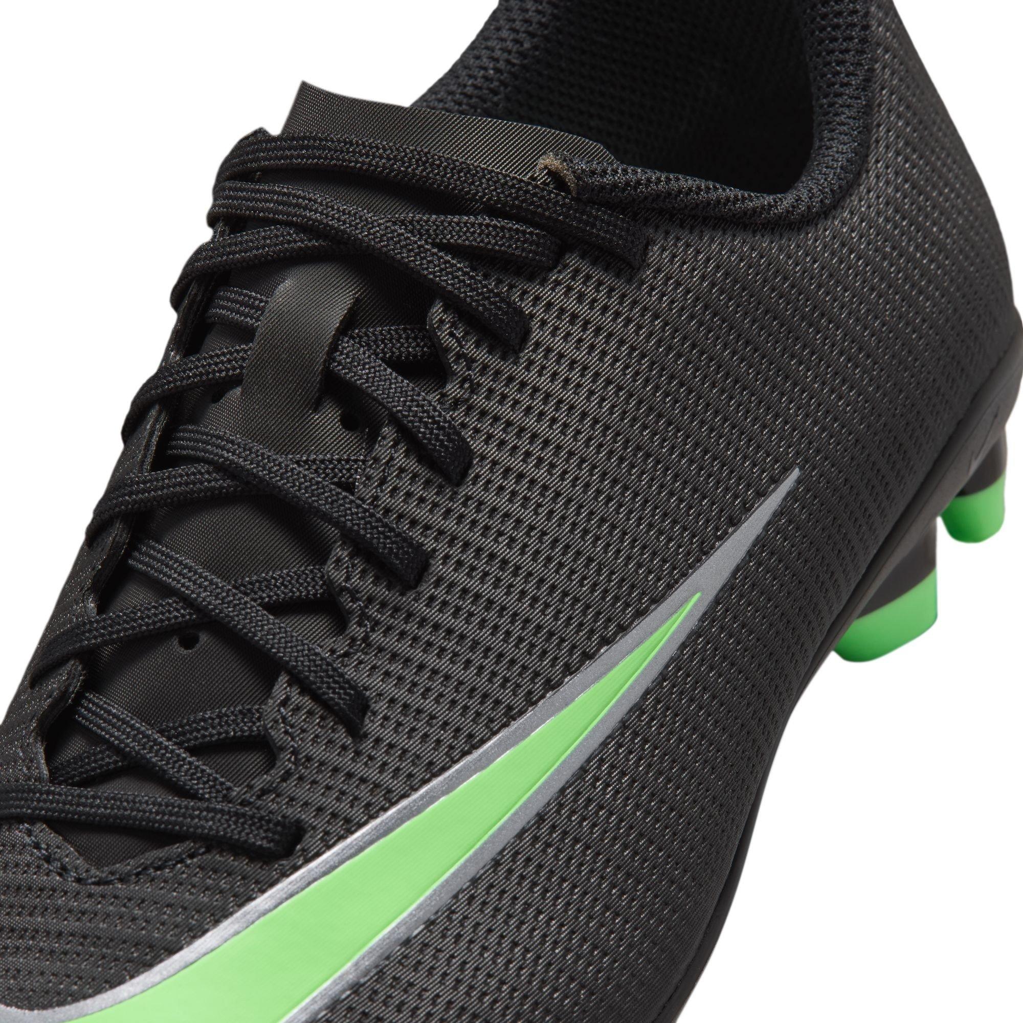 Black/Green - Nike - Unisex Kids' Vapor 17 Club Firm Ground Football Boots - 7