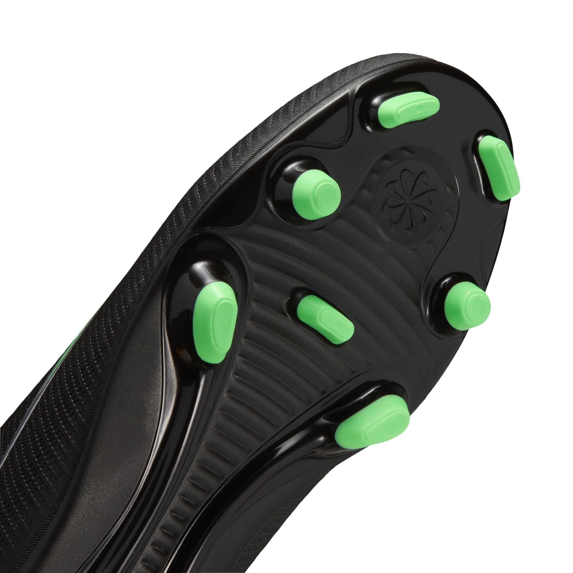 Black/Green - Nike - Unisex Kids' Vapor 17 Club Firm Ground Football Boots - 9