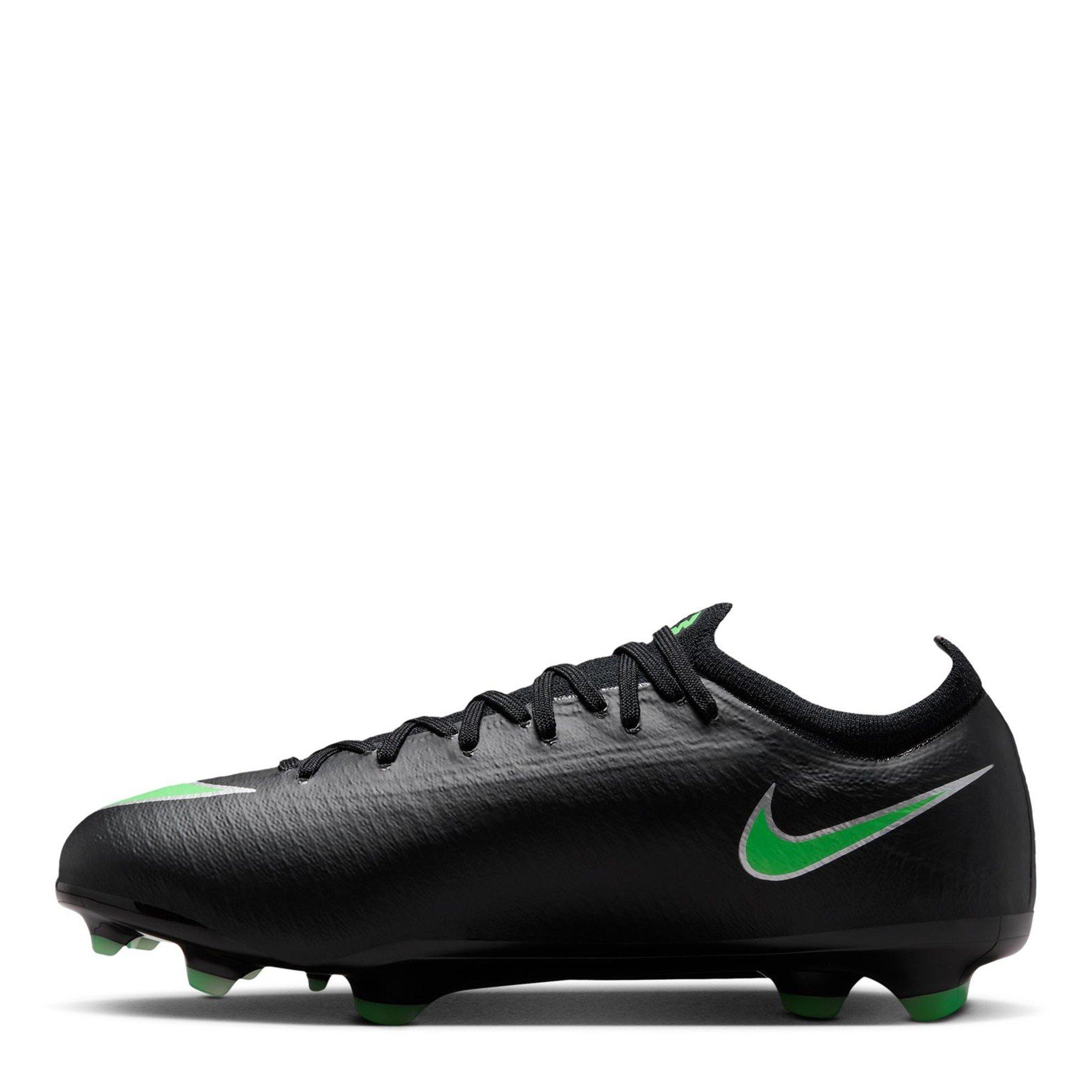 Black/Green - Nike - Nike Air Zoom Mercurial Vapor Elite Junior Firm Ground Football Boots - 2