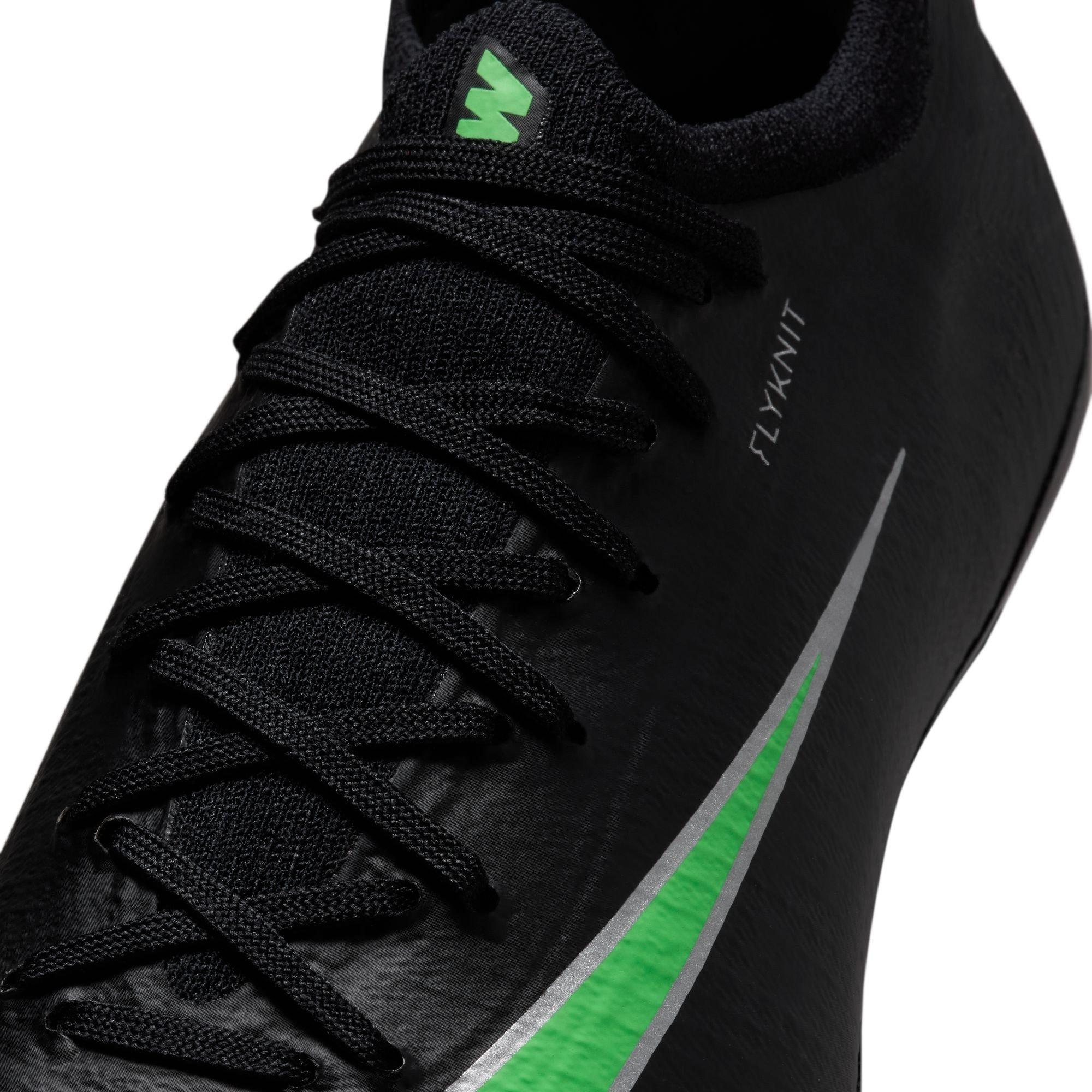 Black/Green - Nike - Nike Air Zoom Mercurial Vapor Elite Junior Firm Ground Football Boots - 7