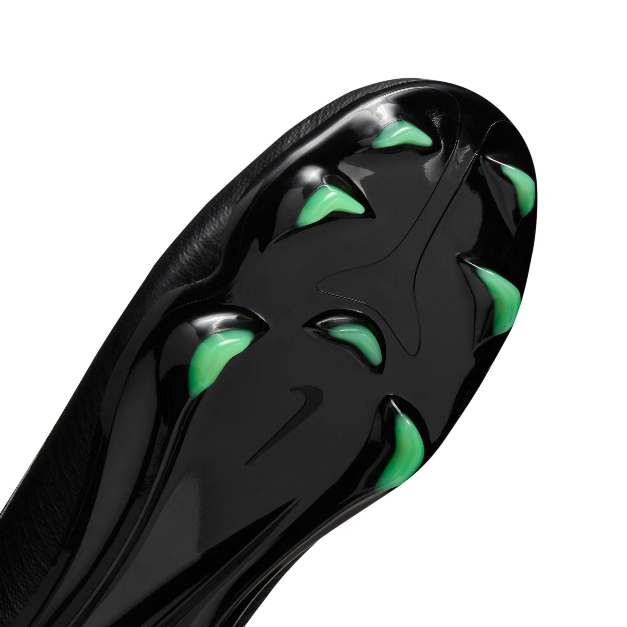 Black/Green - Nike - Nike Air Zoom Mercurial Vapor Elite Junior Firm Ground Football Boots - 9
