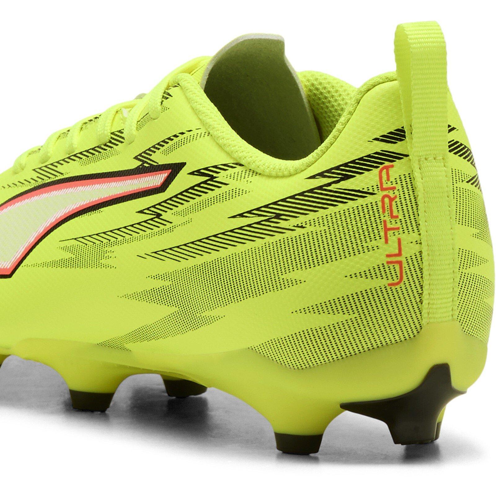 Yellow/Blk-Red - Puma - Kids' Firm Ground Football Boots - 5