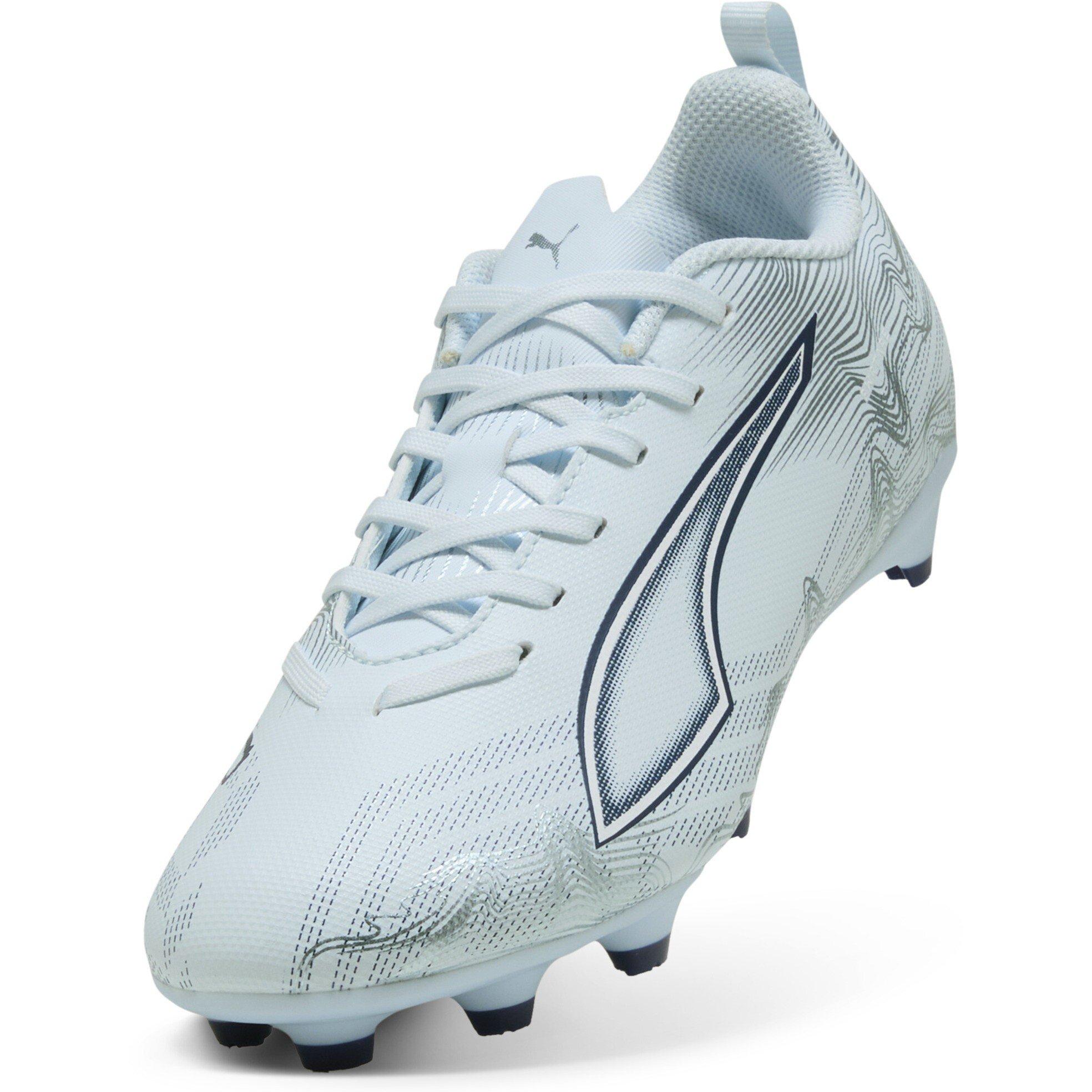 Icy Blue/White - Puma - Ultra 6 Play Junior  Firm Ground Football Boots - 6