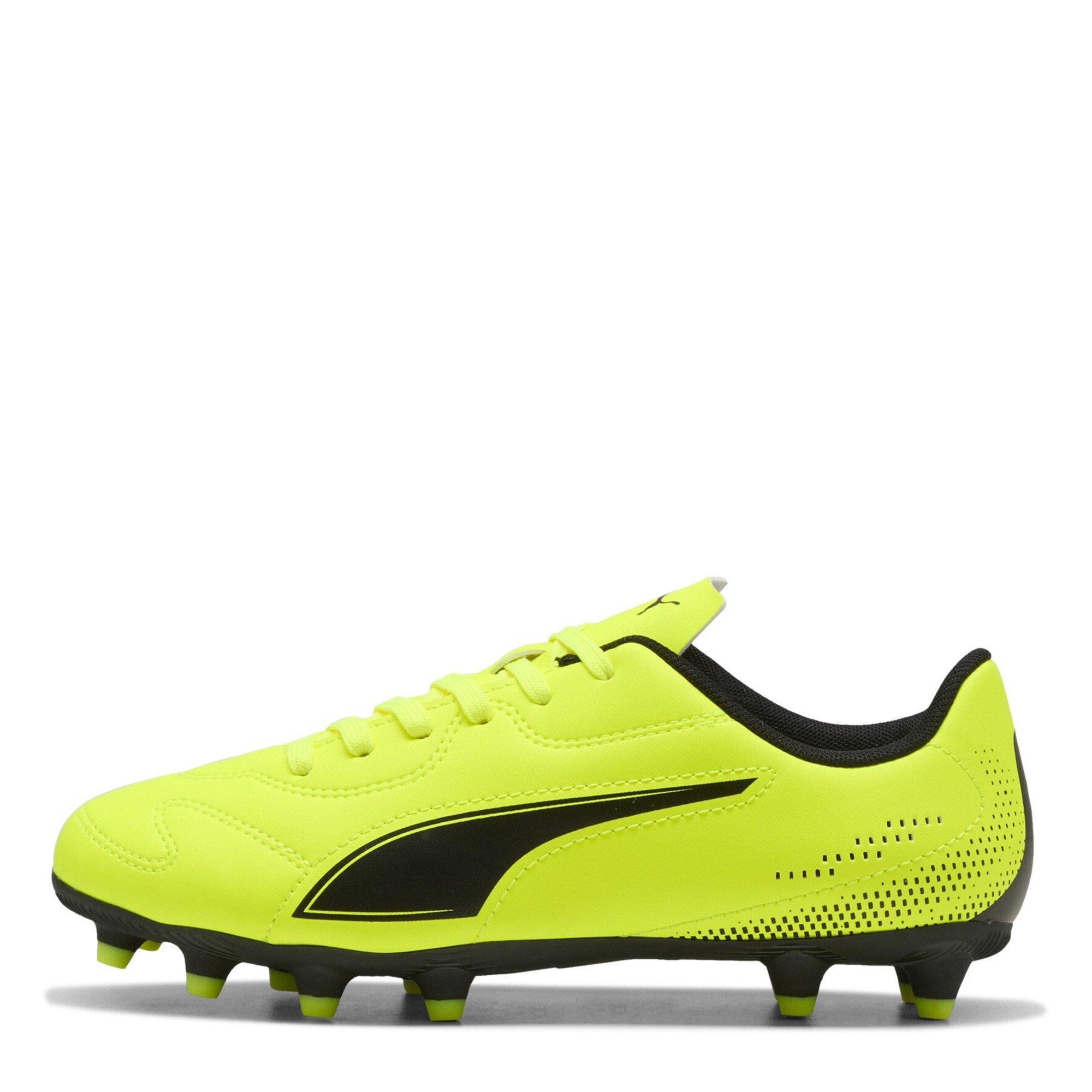 Yellow/Blk - Puma - Kids' Firm Ground Football Boots - 2